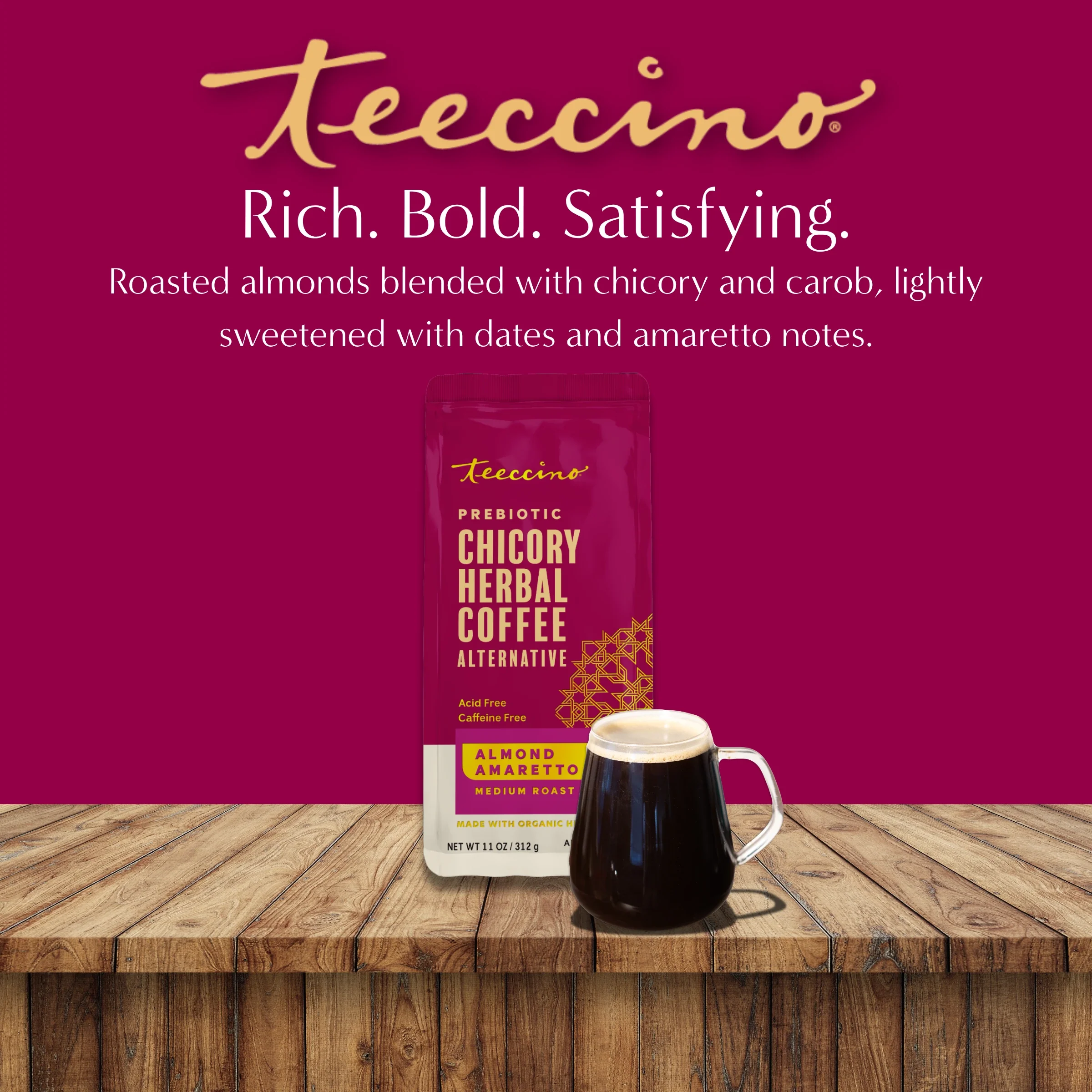 Almond Amaretto Chicory Herbal Coffee - Image 9