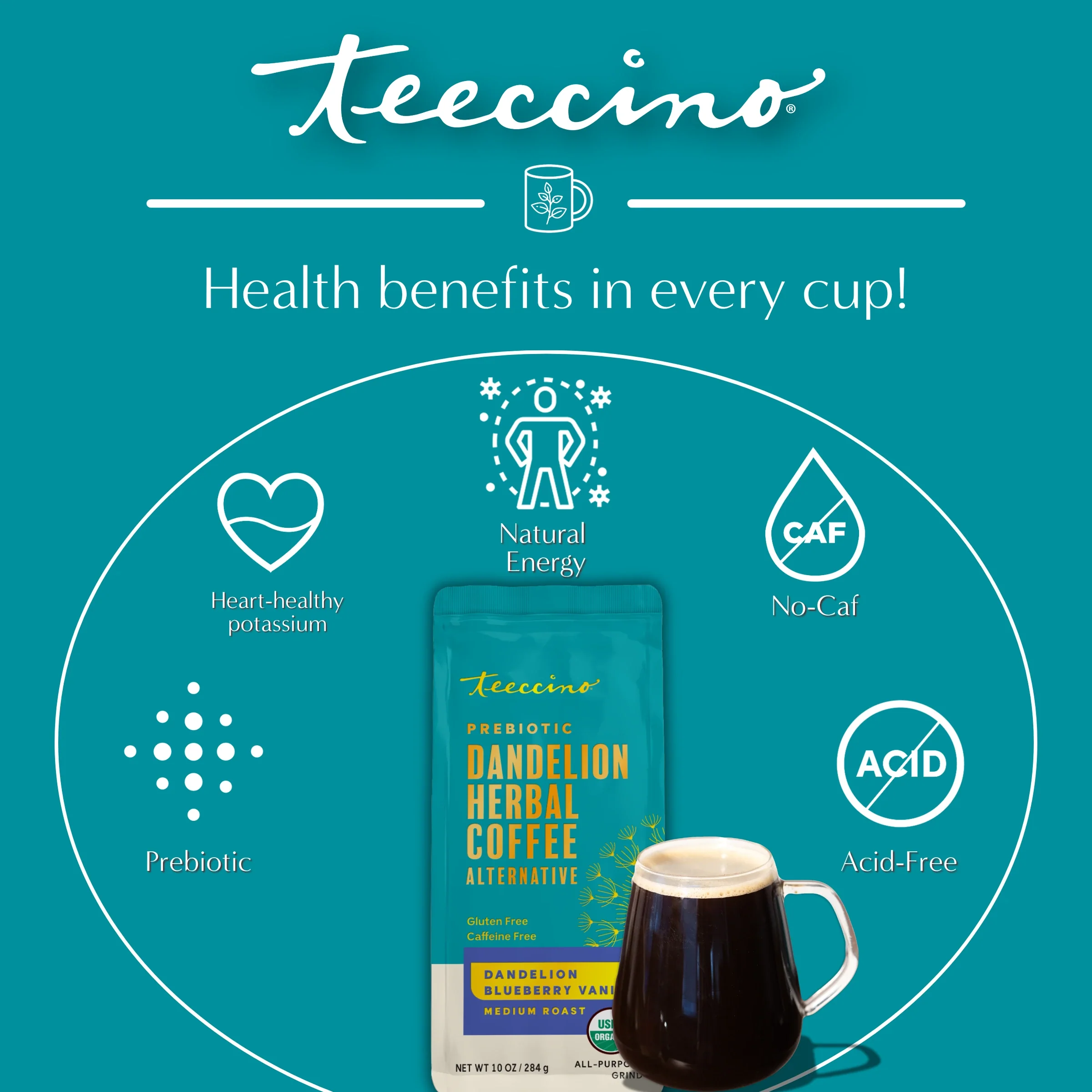 Blueberry Vanilla Chicory Herbal Coffee - Image 12