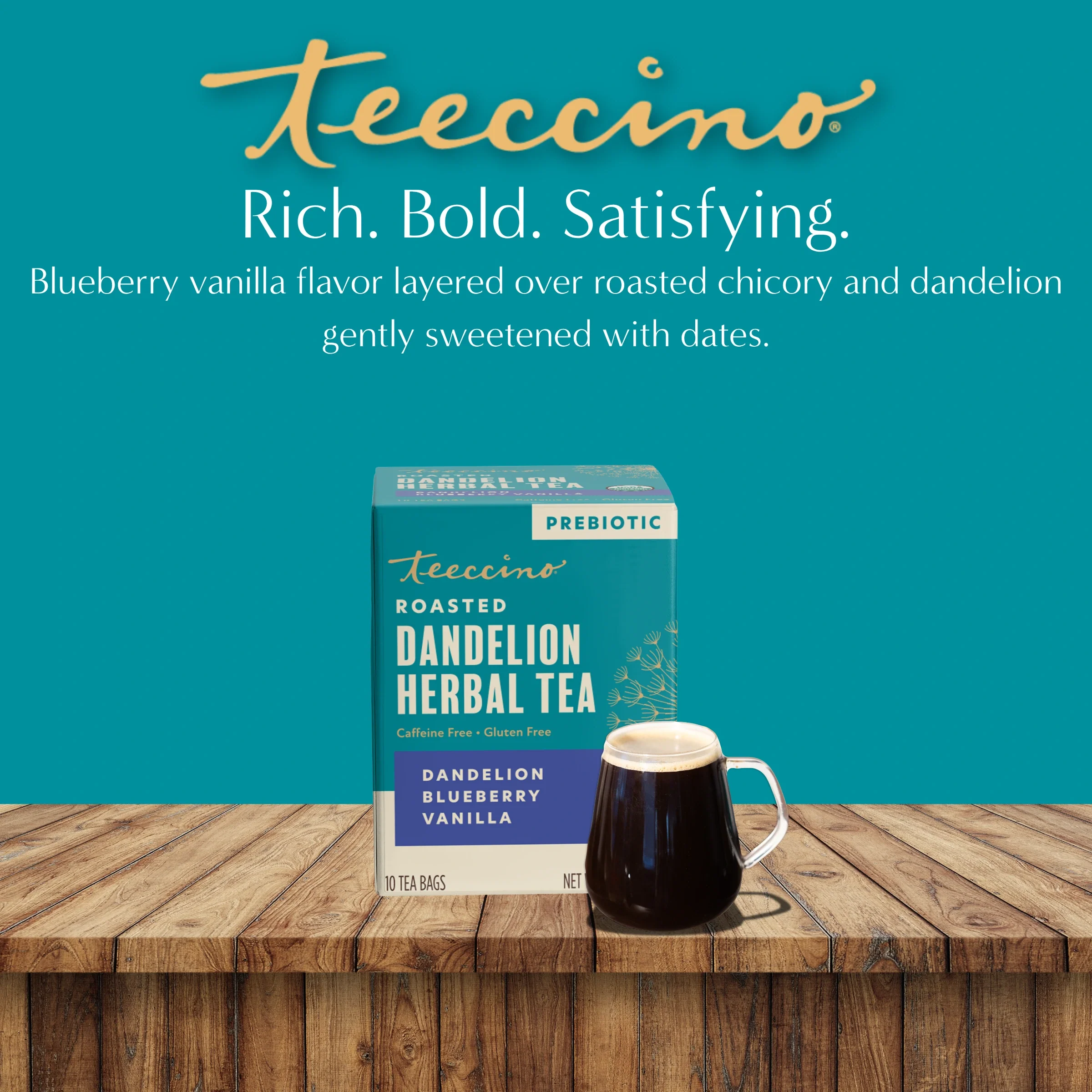 Dandelion Blueberry Vanilla Roasted Herbal Tea - Image 10