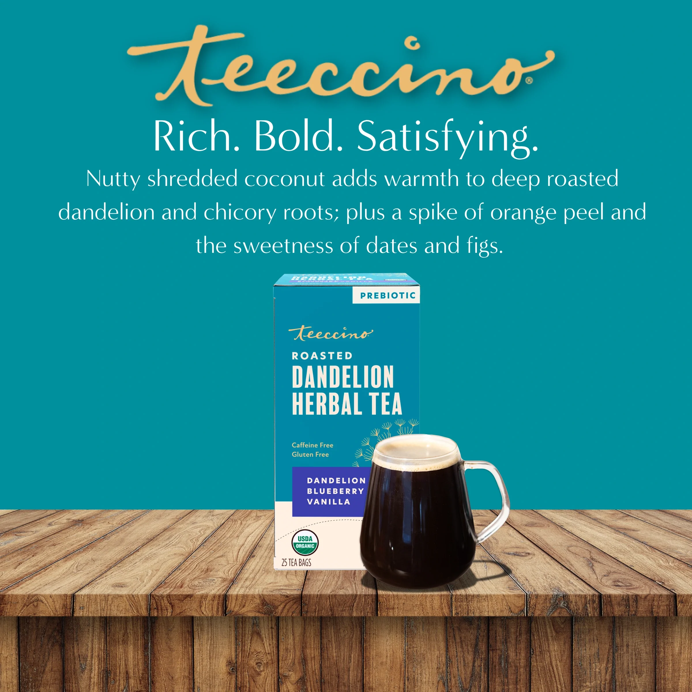 Dandelion Blueberry Vanilla Roasted Herbal Tea - Image 15