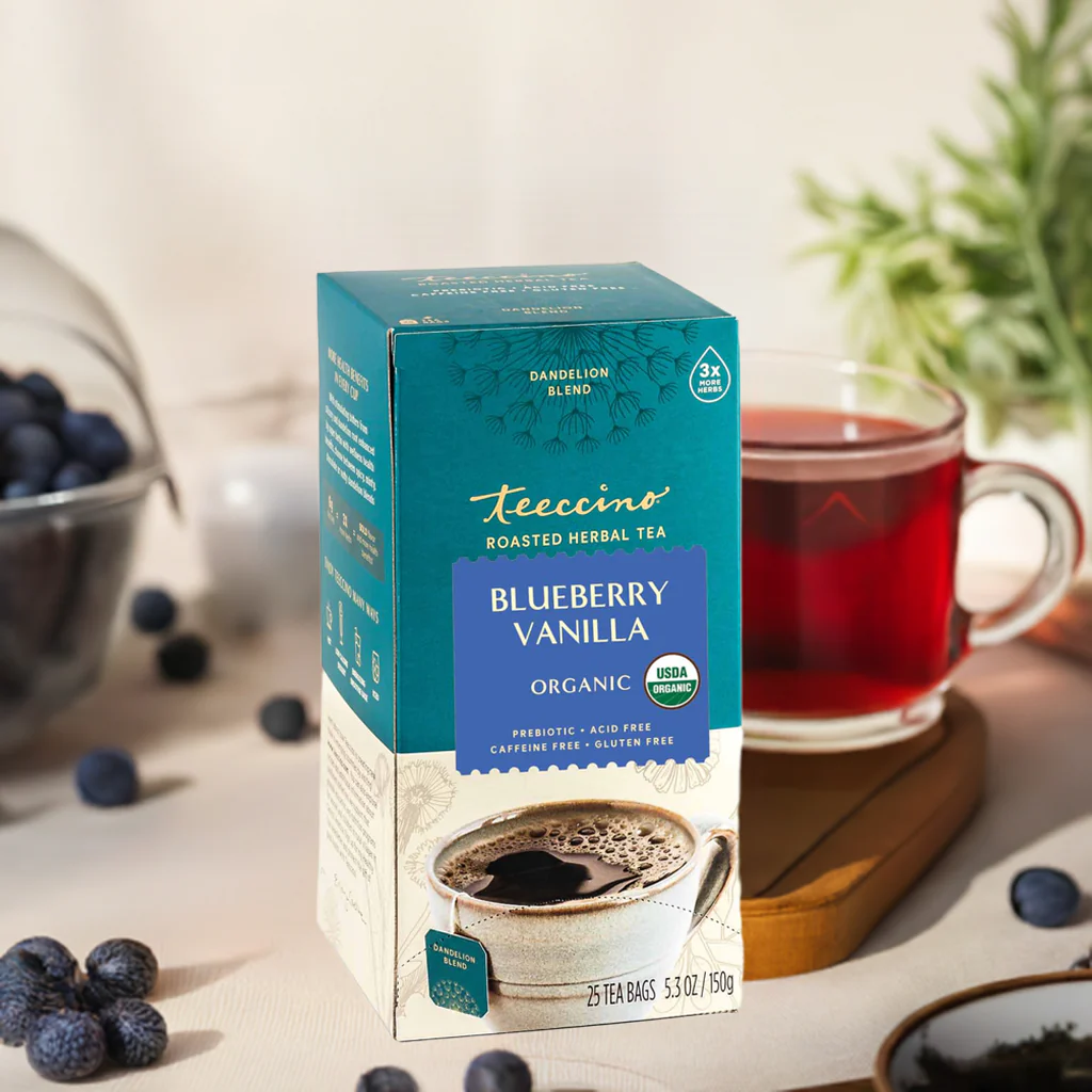 Dandelion Blueberry Vanilla Roasted Herbal Tea - Image 4
