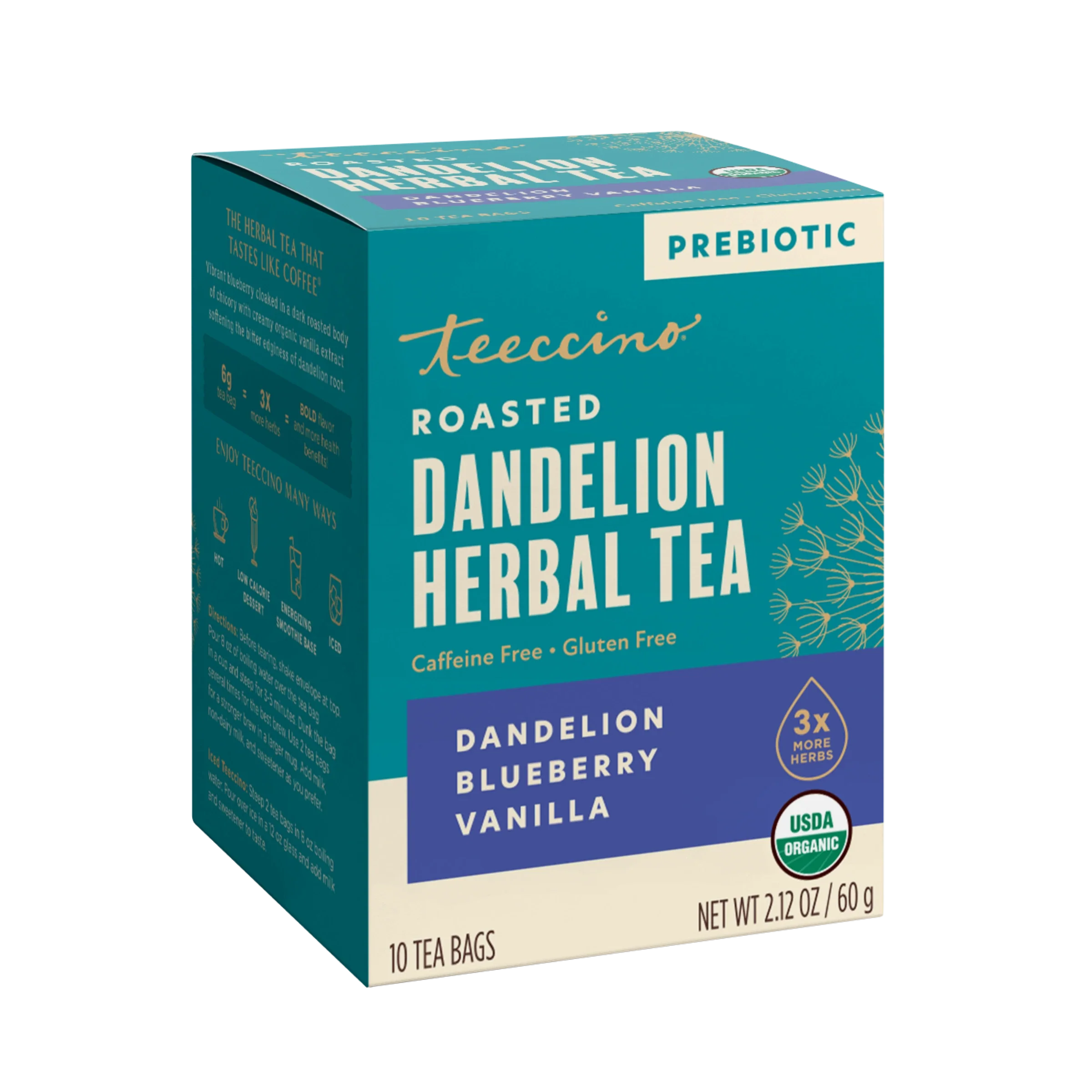 Dandelion Blueberry Vanilla Roasted Herbal Tea - Image 6
