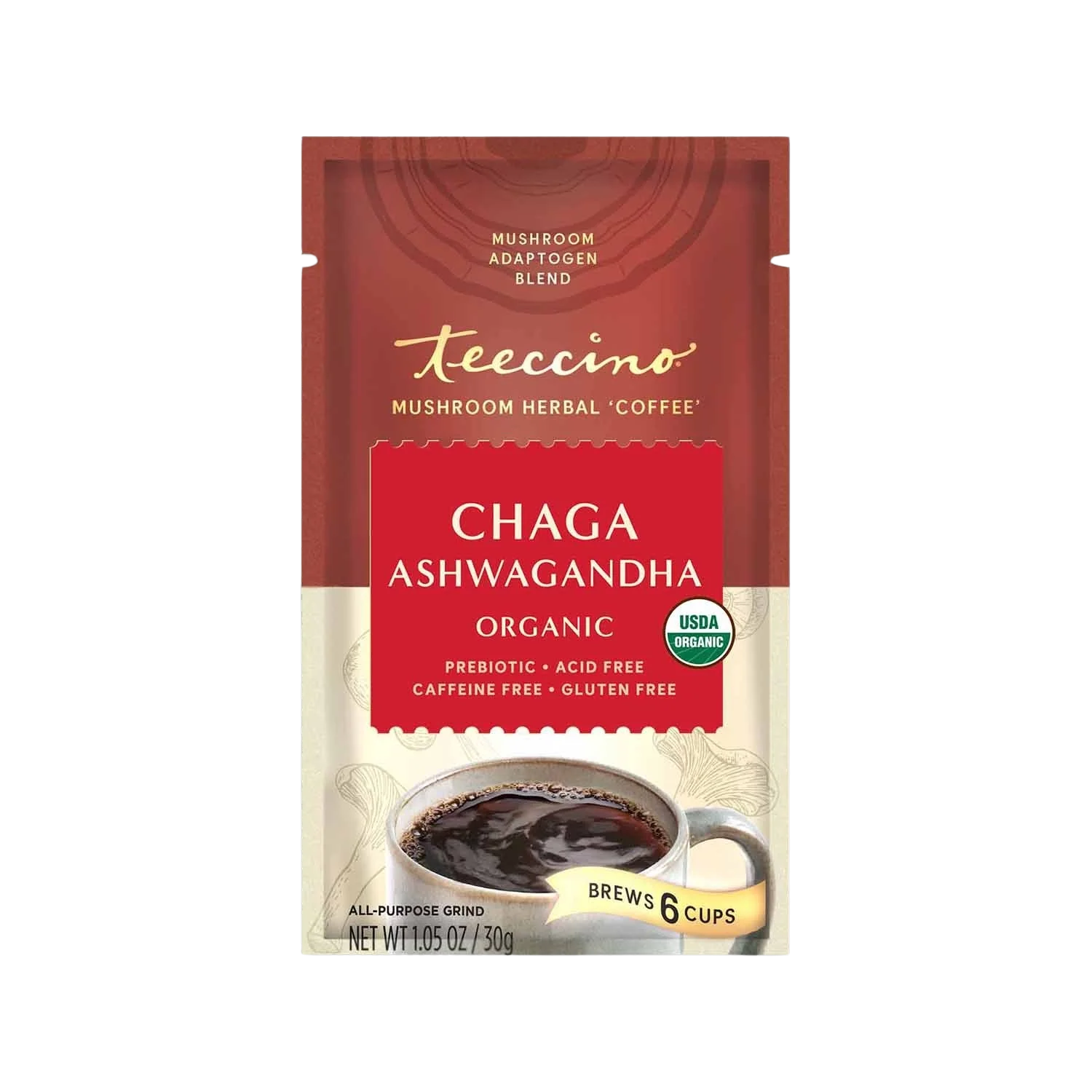 Chaga Ashwagandha Butterscotch Cream Mushroom Herbal Coffee - Image 11