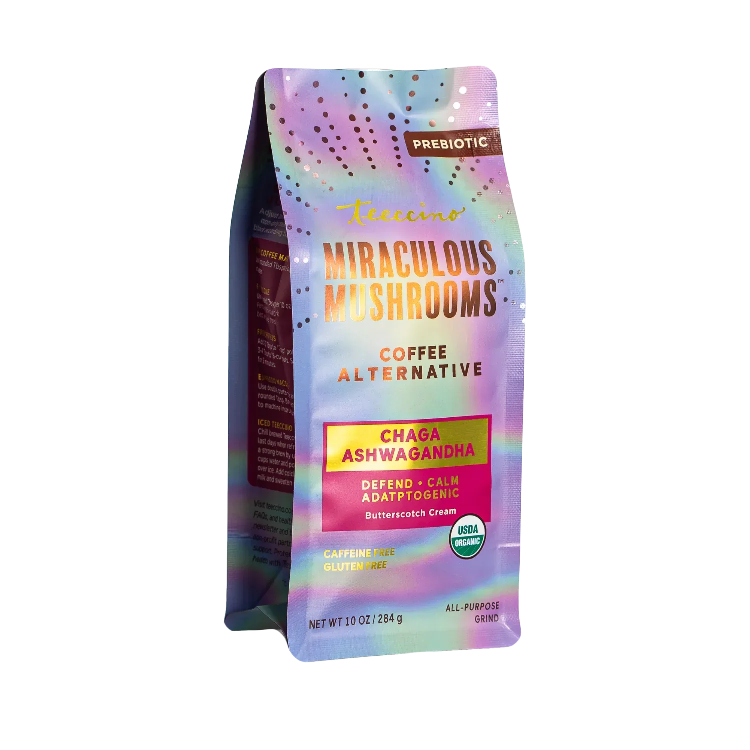 Chaga Ashwagandha Butterscotch Cream Mushroom Herbal Coffee - Image 3