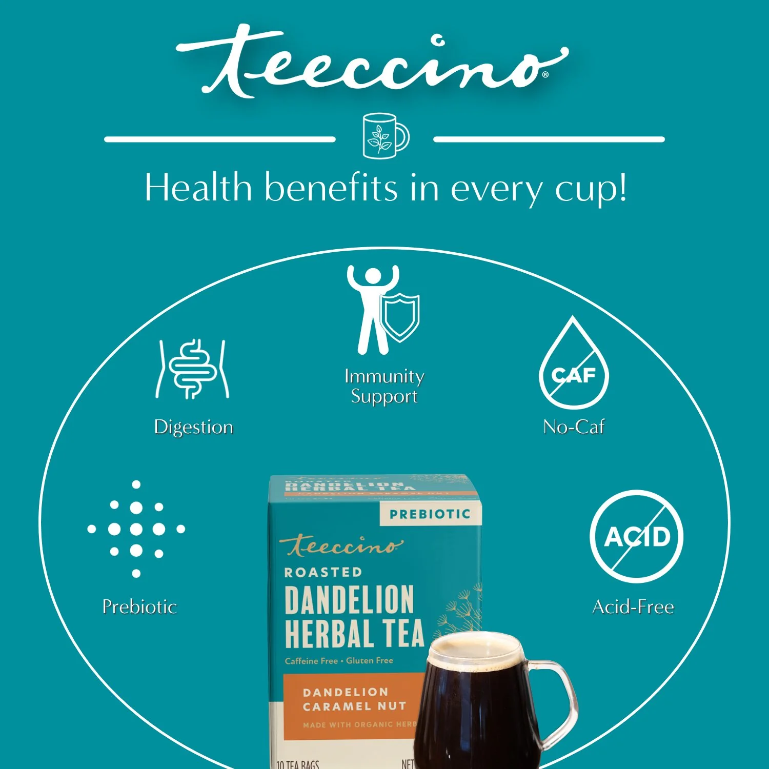 Dandelion Caramel Nut Roasted Herbal Tea - Image 17