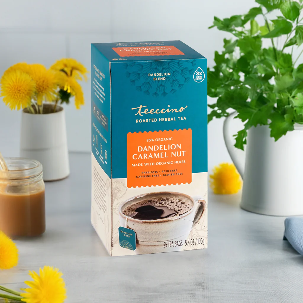 Dandelion Caramel Nut Roasted Herbal Tea - Image 5