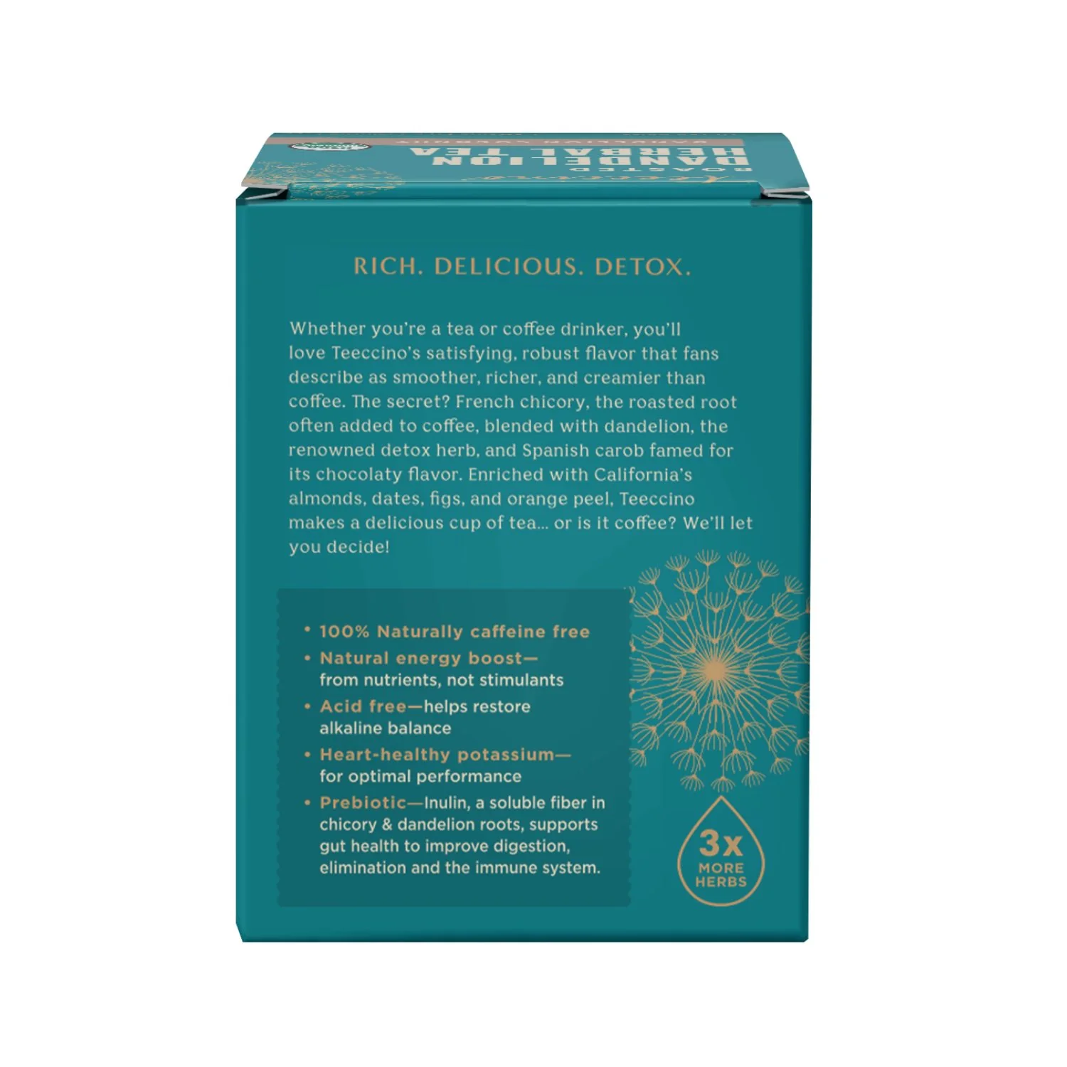 Dandelion Coconut Roasted Herbal Tea - Image 10