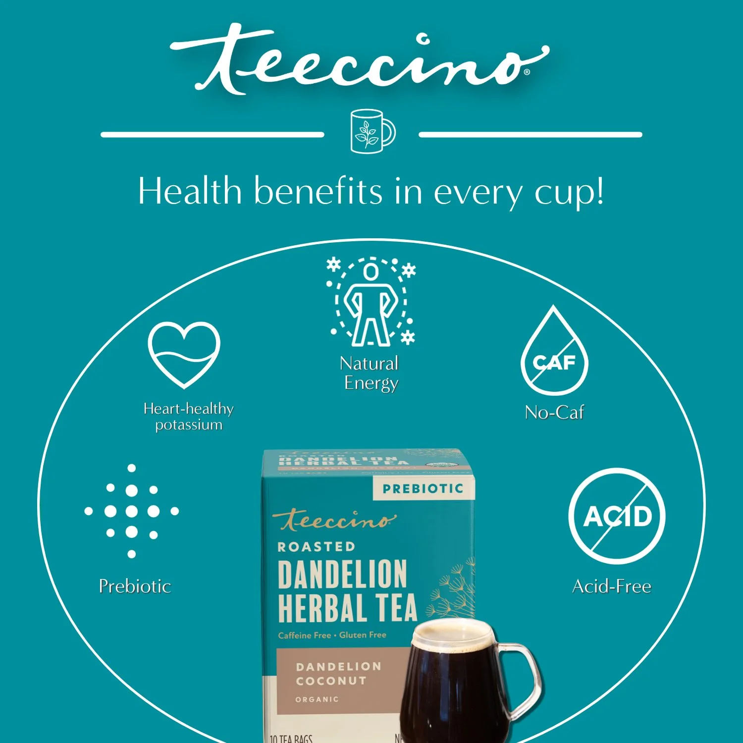 Dandelion Coconut Roasted Herbal Tea - Image 12