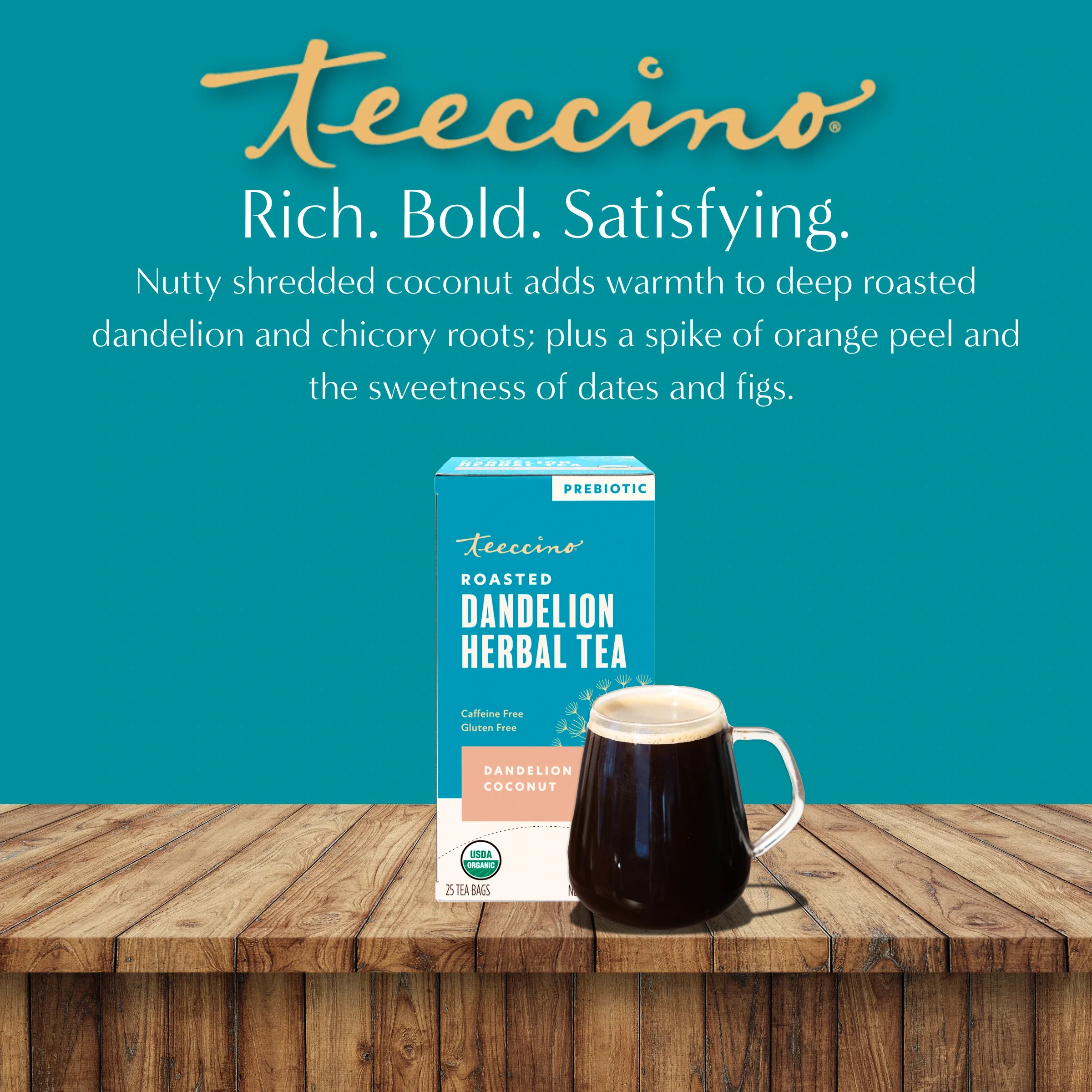 Dandelion Coconut Roasted Herbal Tea - Image 24
