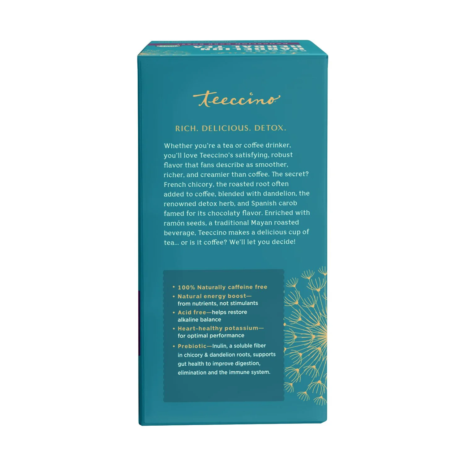 Dandelion Dark Roast Roasted Herbal Tea - Image 17