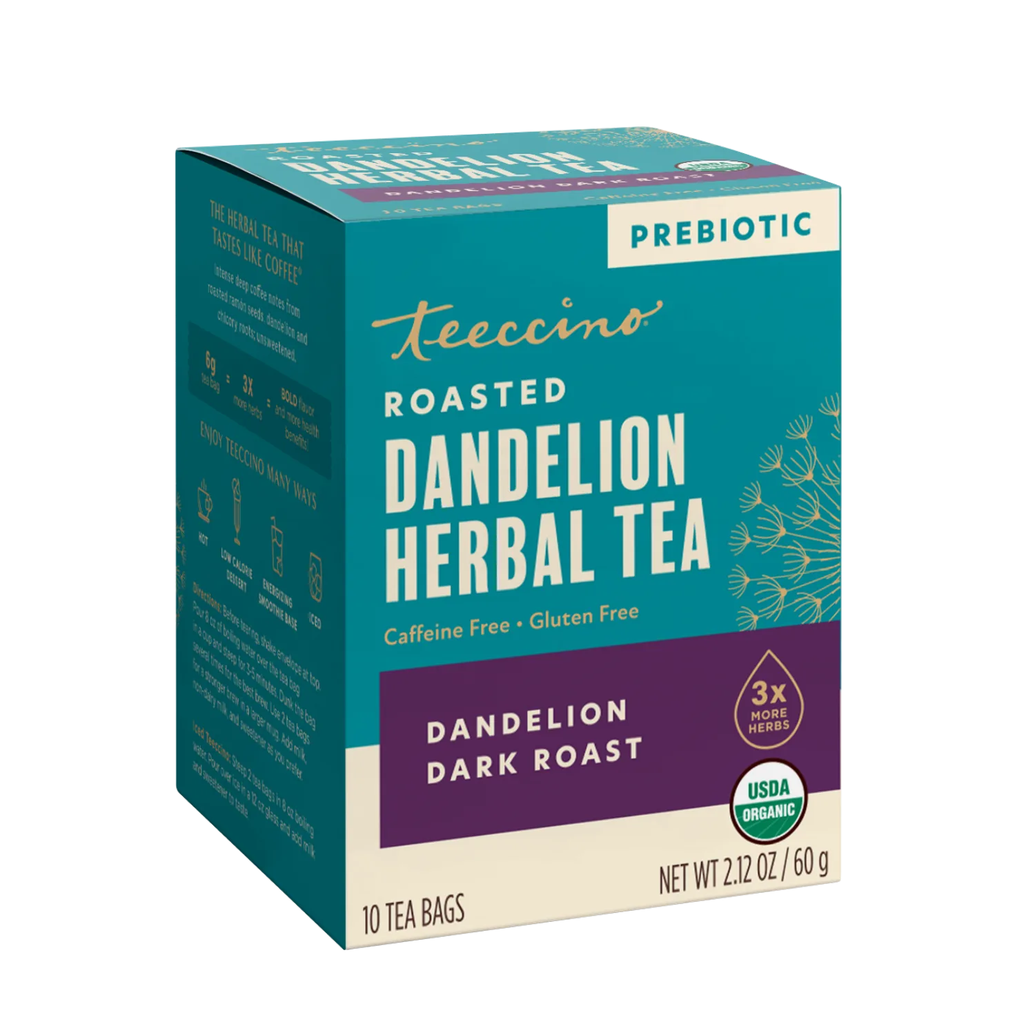 Dandelion Dark Roast Roasted Herbal Tea - Image 21