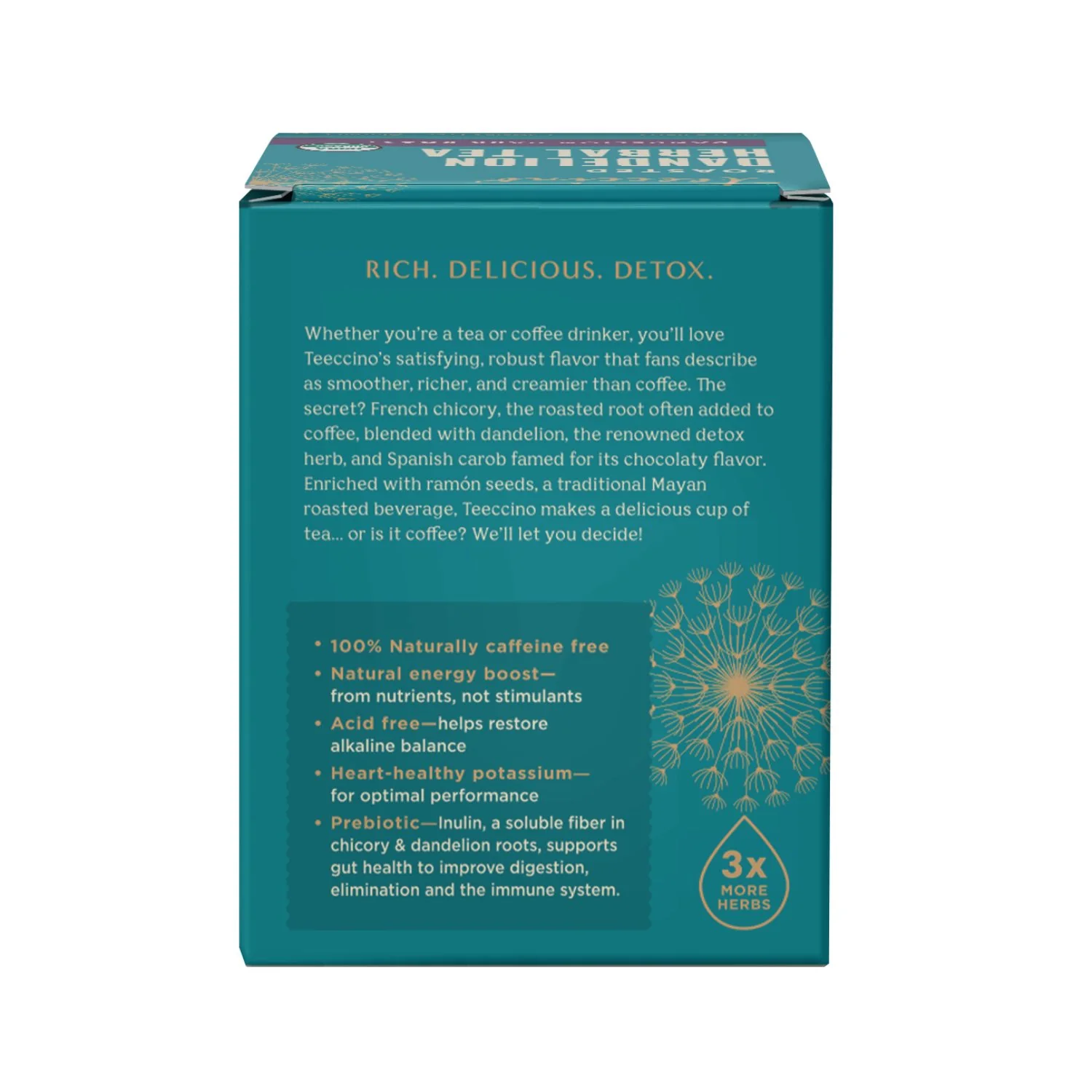 Dandelion Dark Roast Roasted Herbal Tea - Image 22