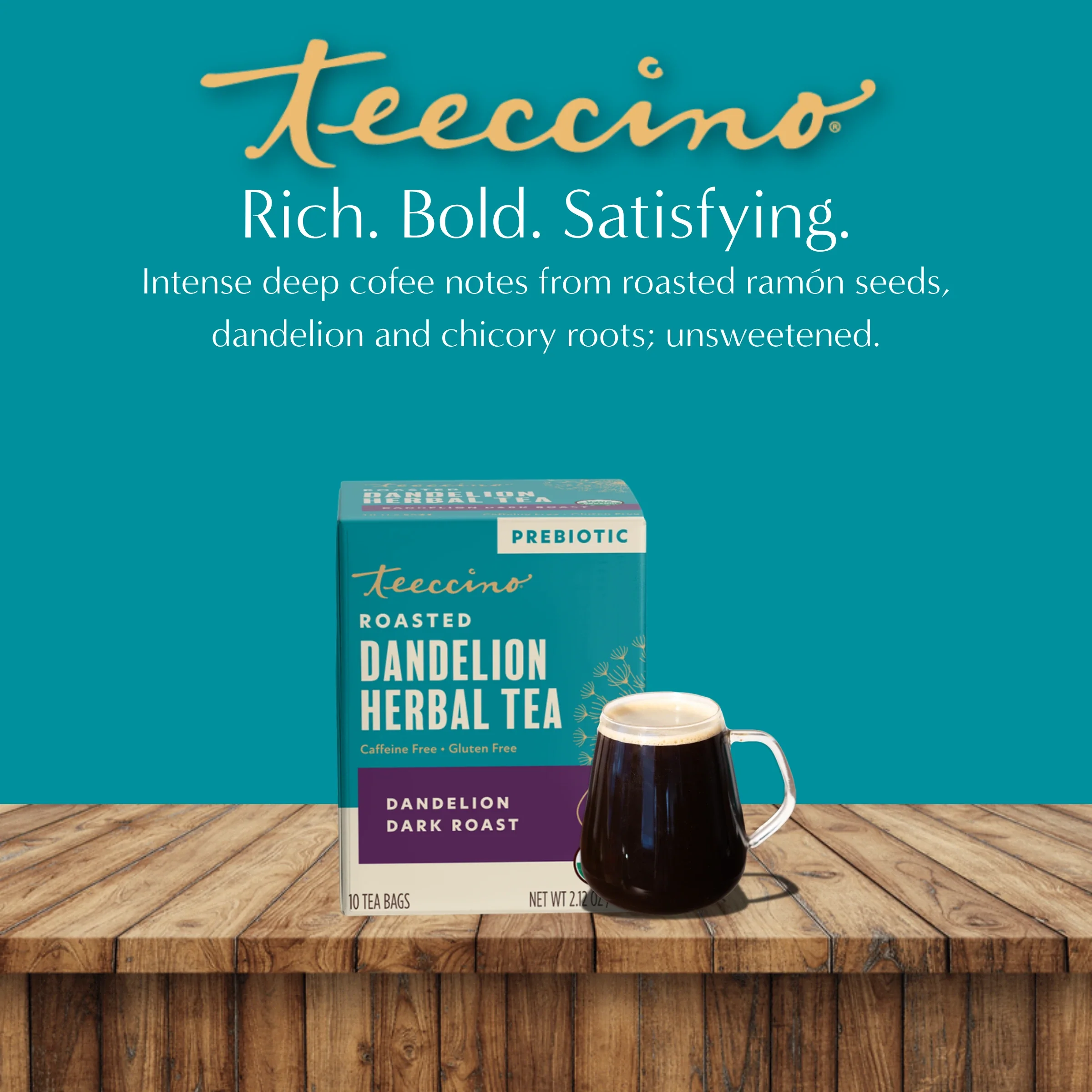 Dandelion Dark Roast Roasted Herbal Tea - Image 33