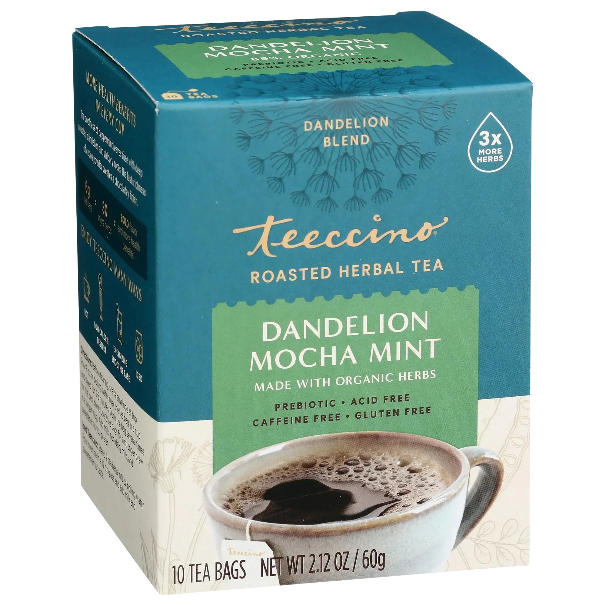 Dandelion Mocha Mint Roasted Herbal Tea - Image 10