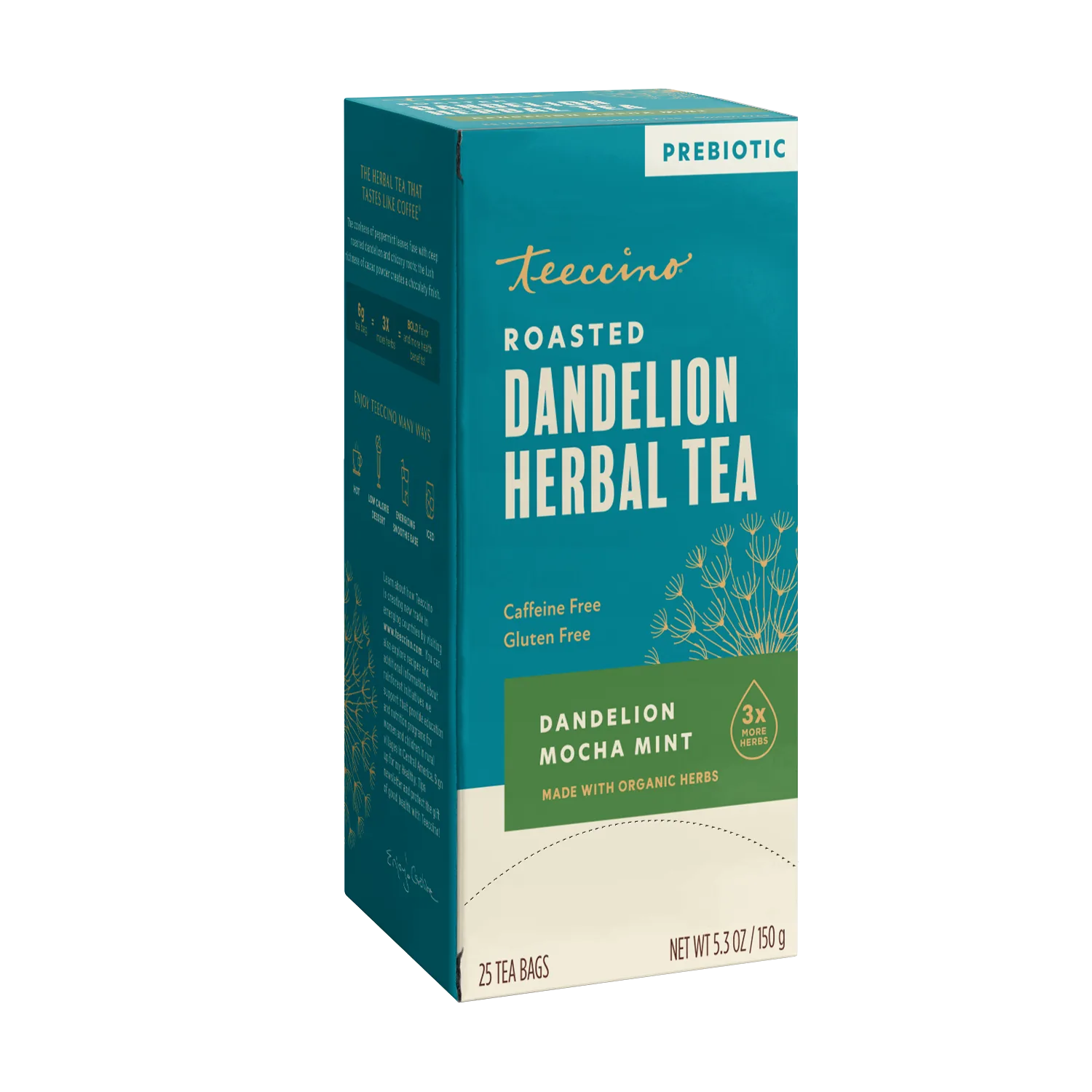 Dandelion Mocha Mint Roasted Herbal Tea - Image 11