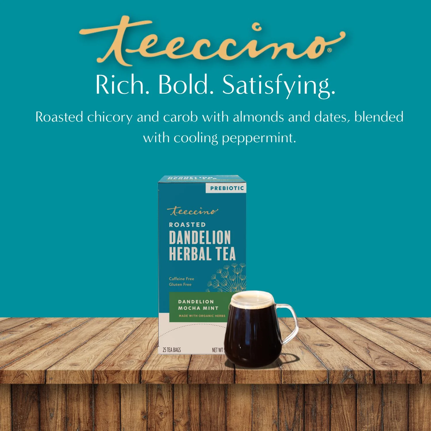 Dandelion Mocha Mint Roasted Herbal Tea - Image 15