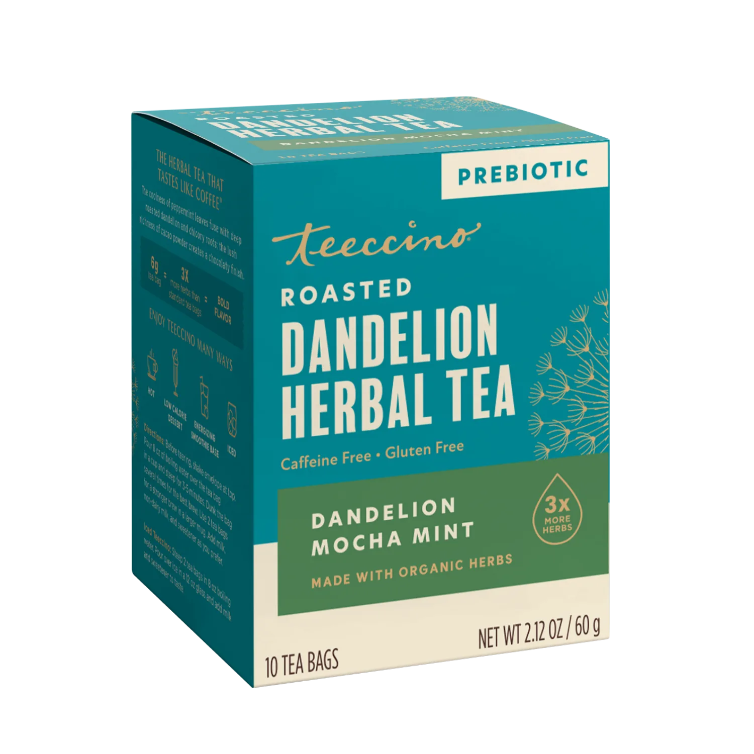 Dandelion Mocha Mint Roasted Herbal Tea - Image 16