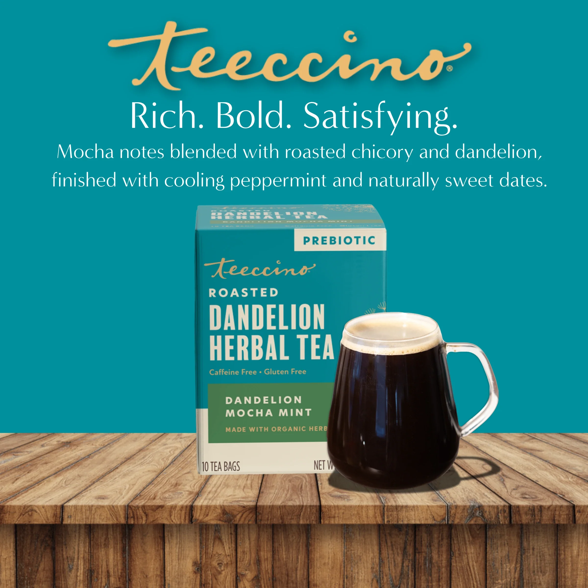Dandelion Mocha Mint Roasted Herbal Tea - Image 26