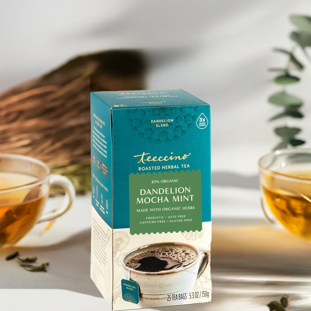 Dandelion Mocha Mint Roasted Herbal Tea - Image 8