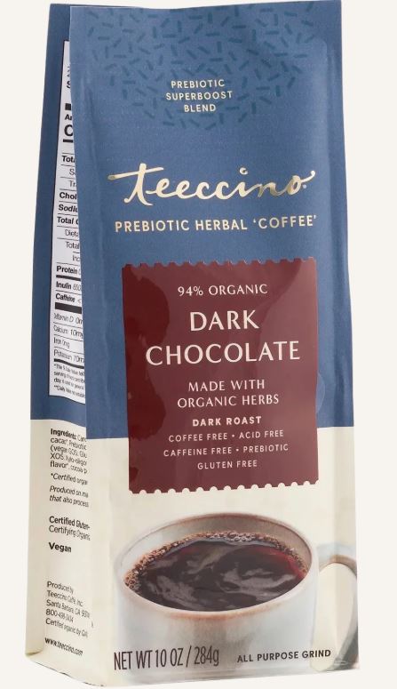 Dark Chocolate Prebiotic SuperBoost Herbal Coffee