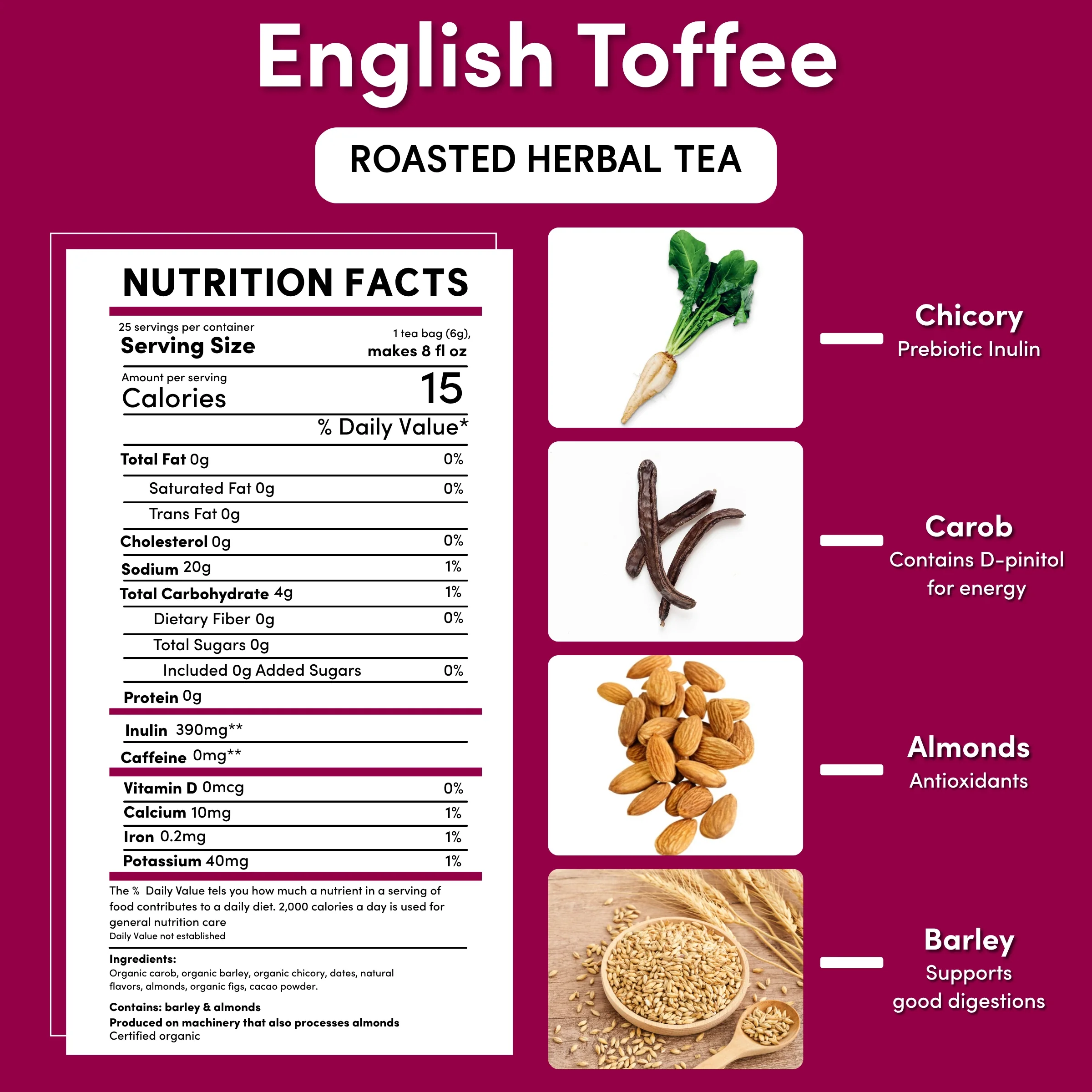English Toffee Roasted Herbal Tea - Image 15