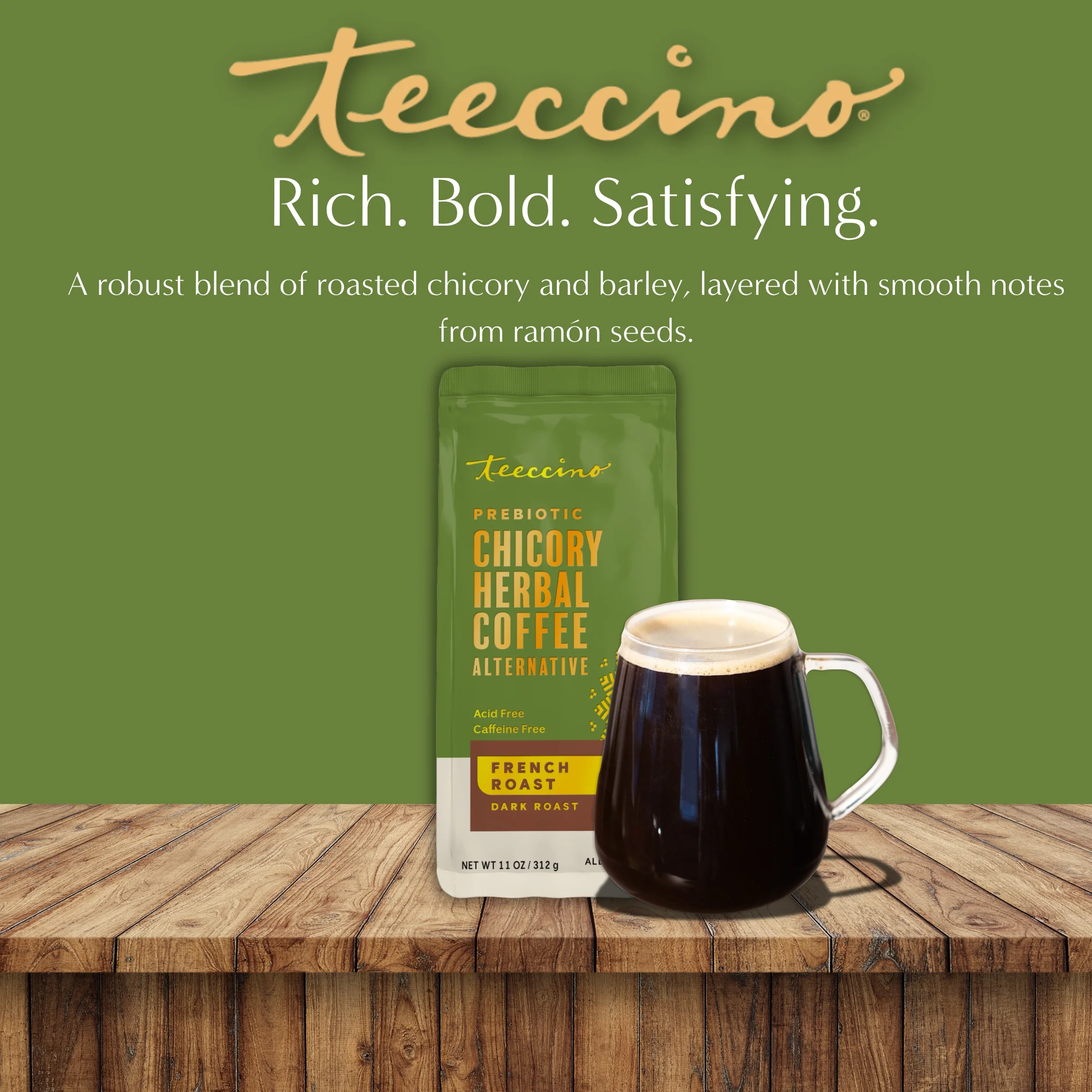 French Roast Chicory Herbal Coffee - Image 16
