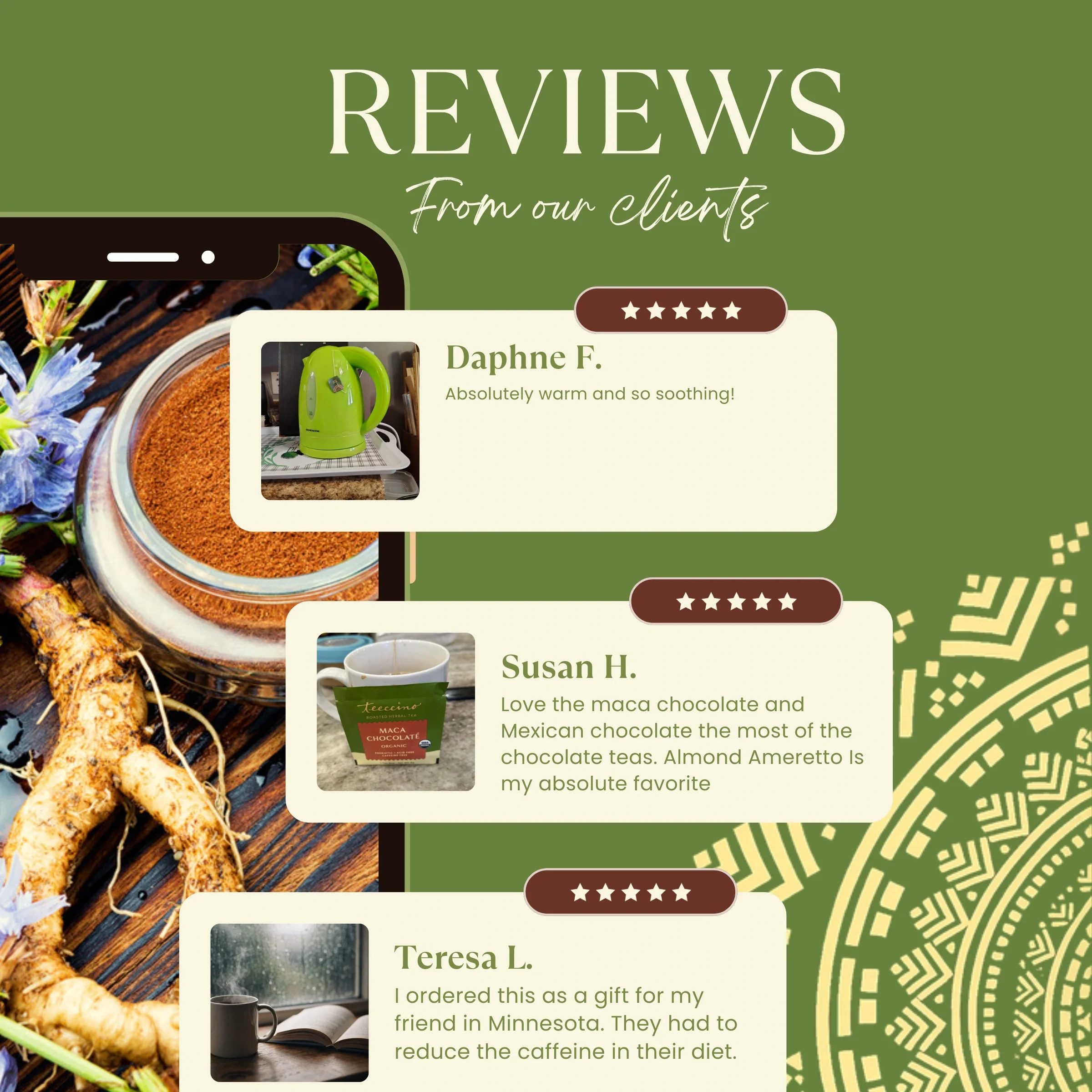 French Roast Roasted Herbal Tea - Image 4