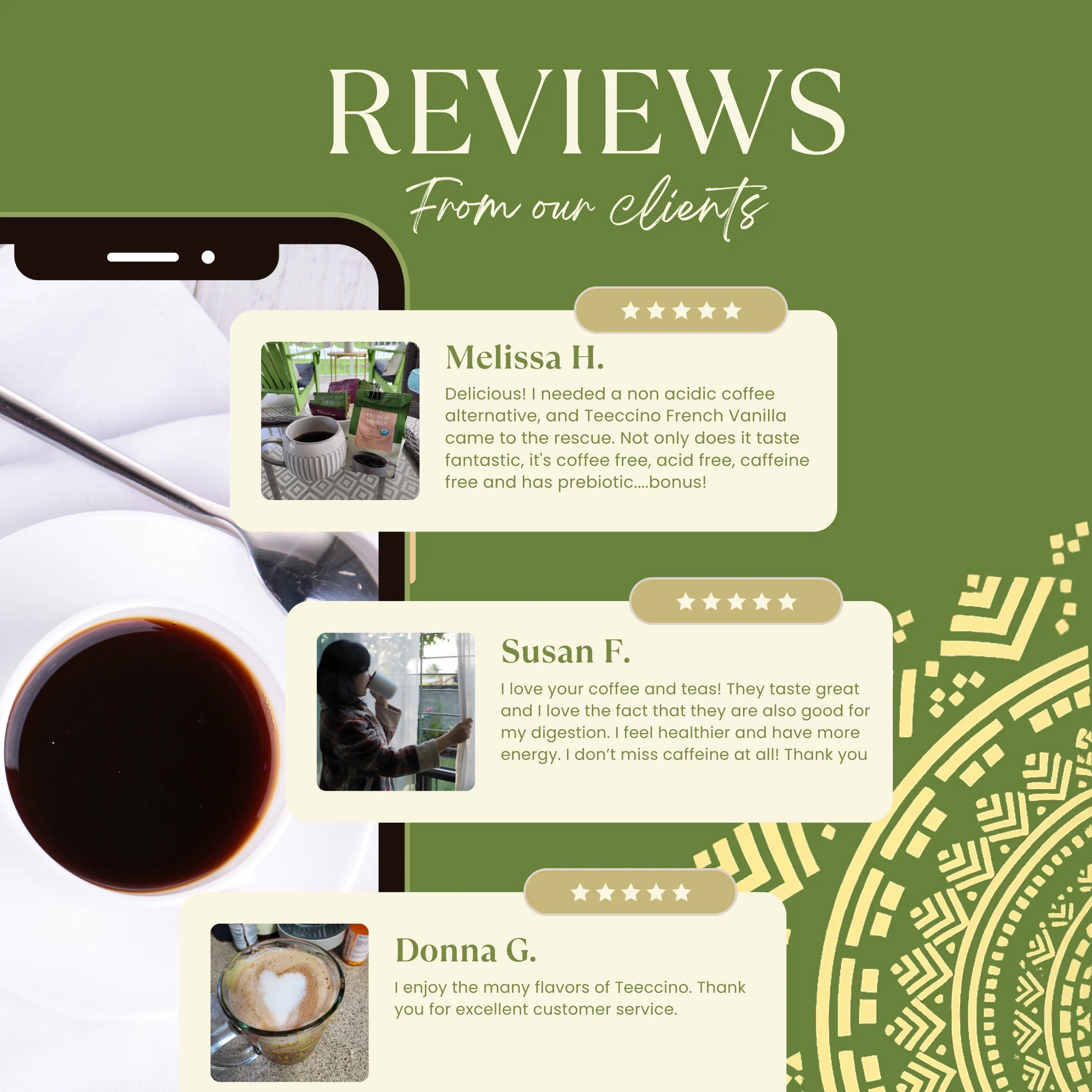 French Vanilla Chicory Herbal Coffee - Image 2