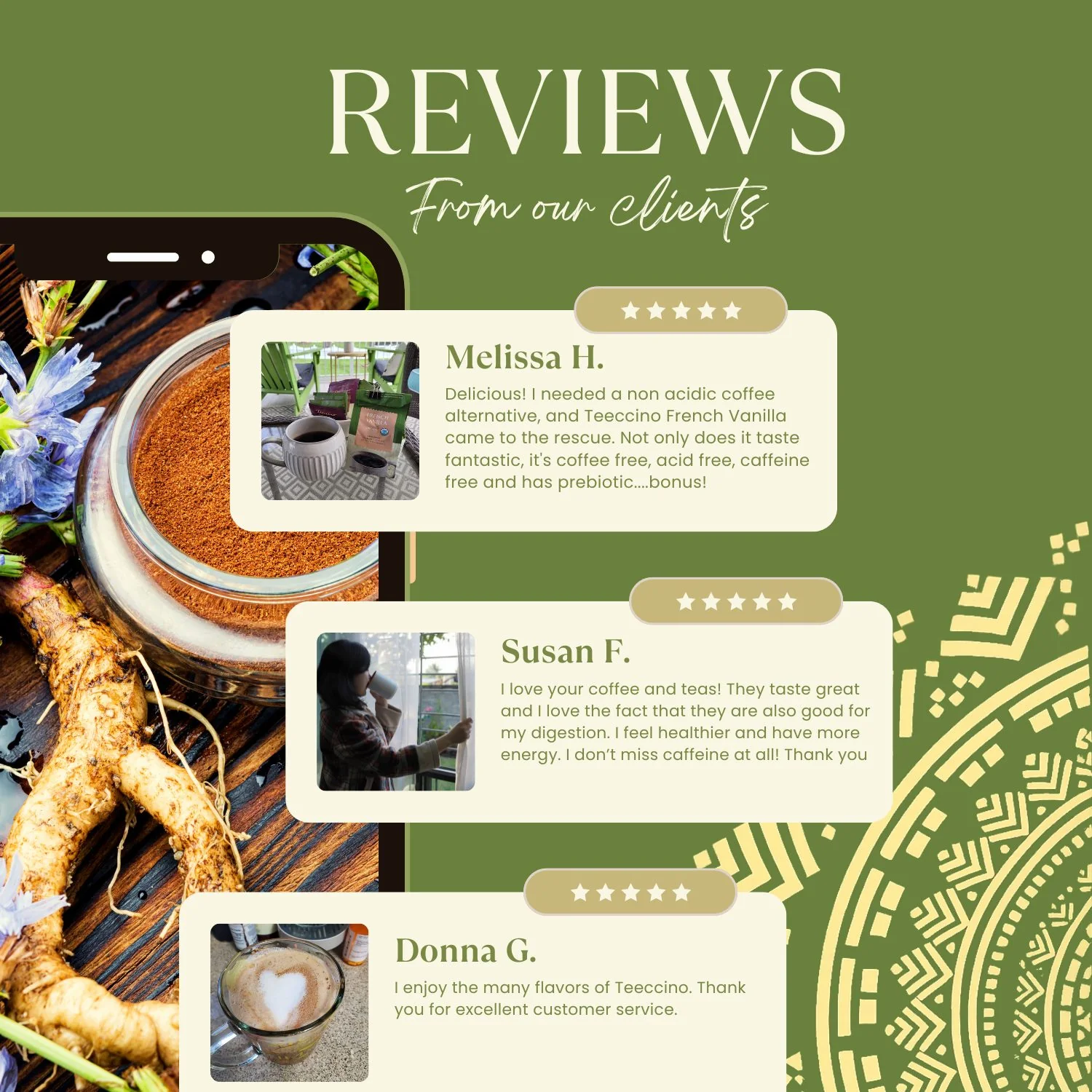 French Vanilla Chicory Herbal Coffee - Image 5