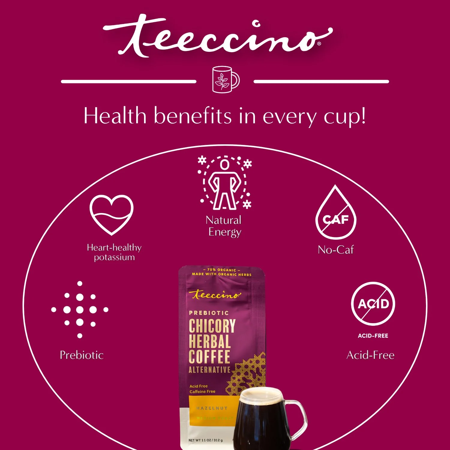 Hazelnut Chicory Herbal Coffee - Image 10