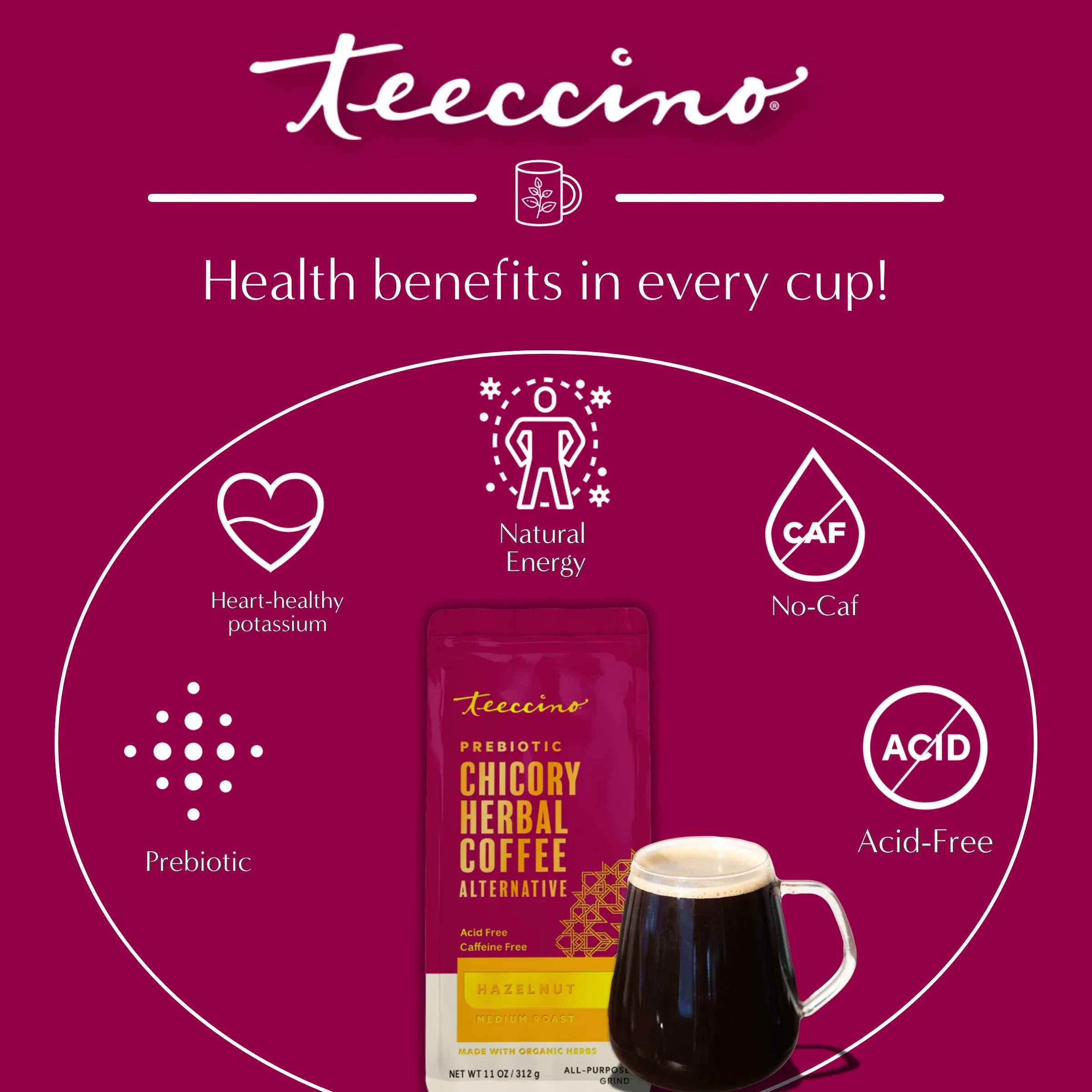 Hazelnut Chicory Herbal Coffee - Image 16