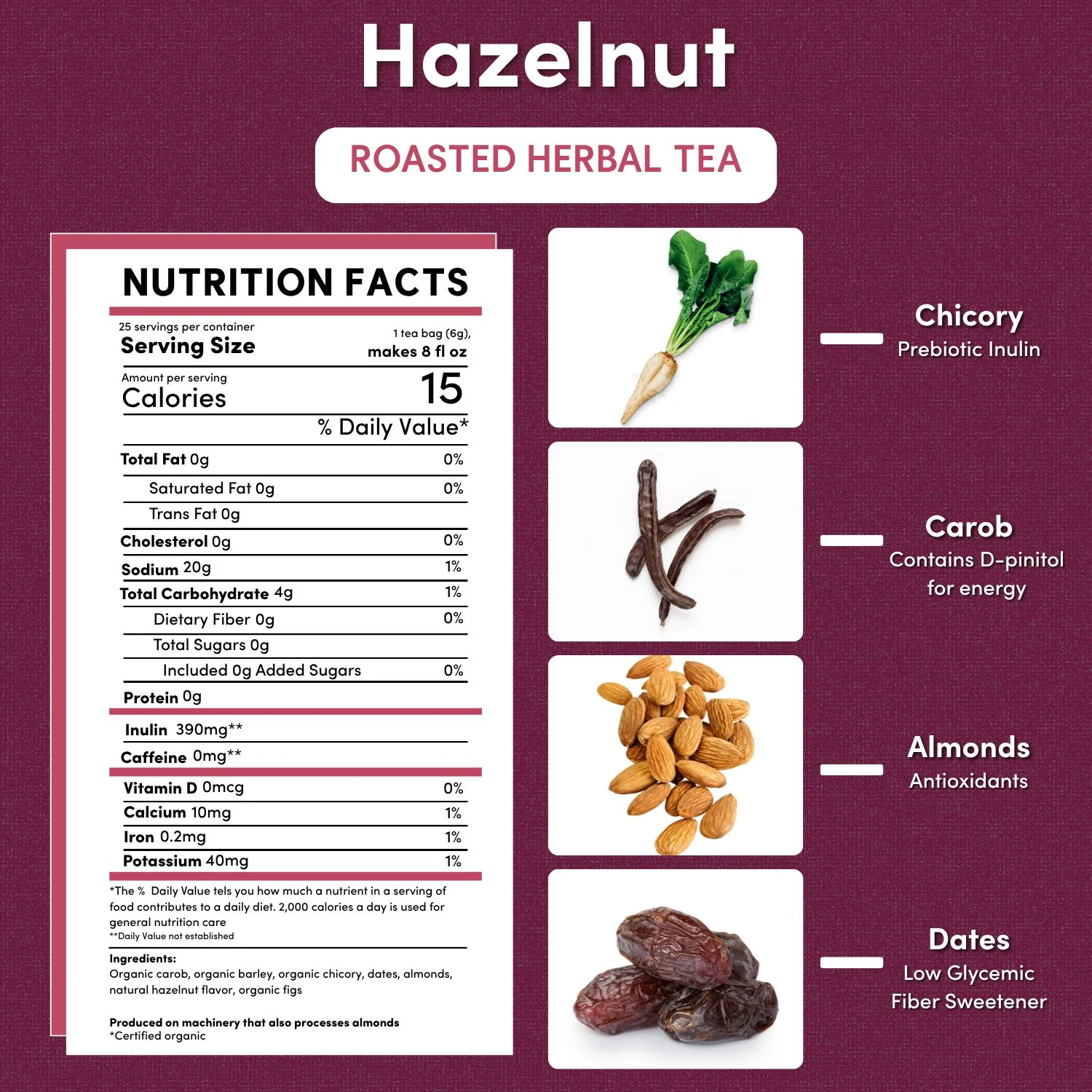 Hazelnut Roasted Herbal Tea - Image 8