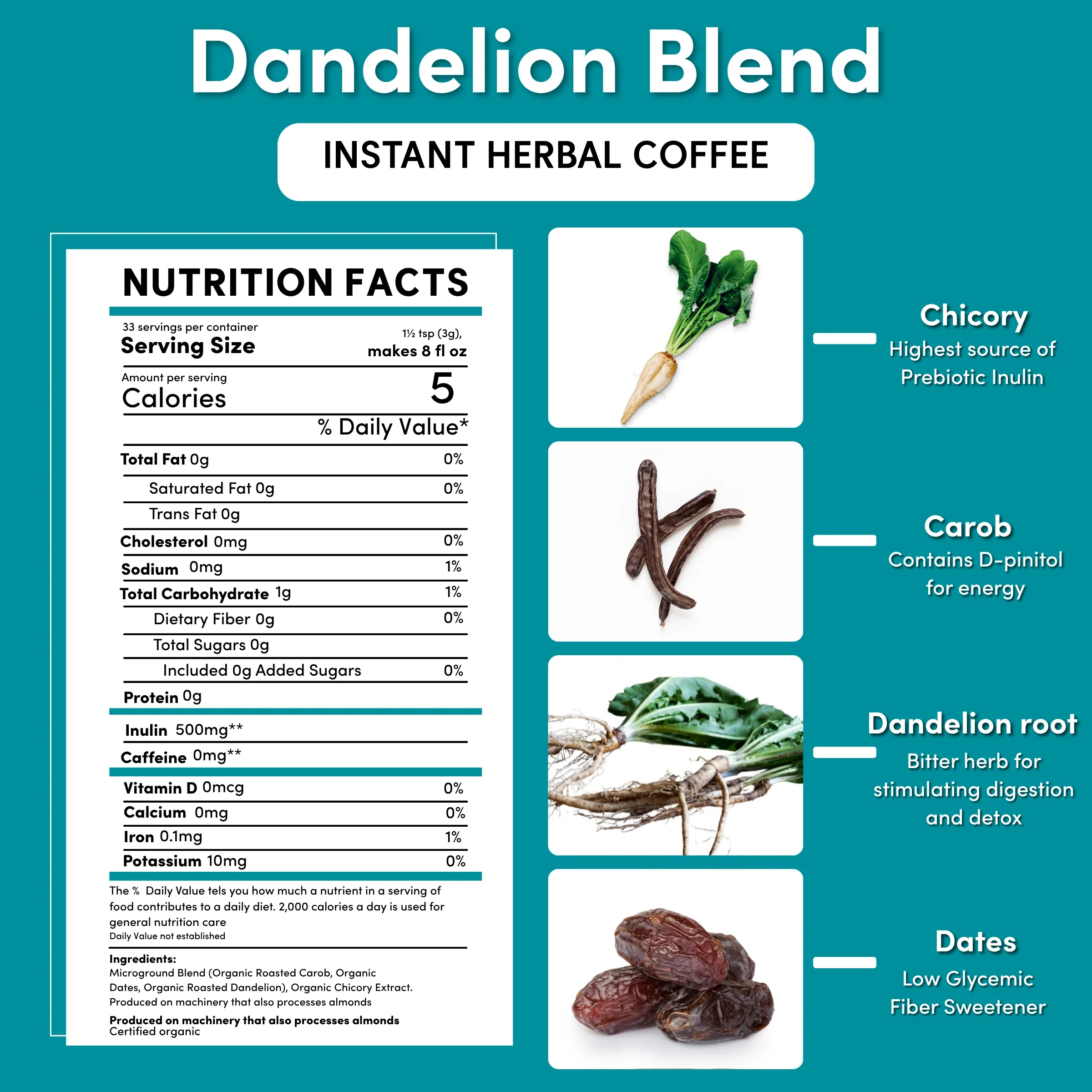Instant Dandelion Herbal Coffee - Image 11