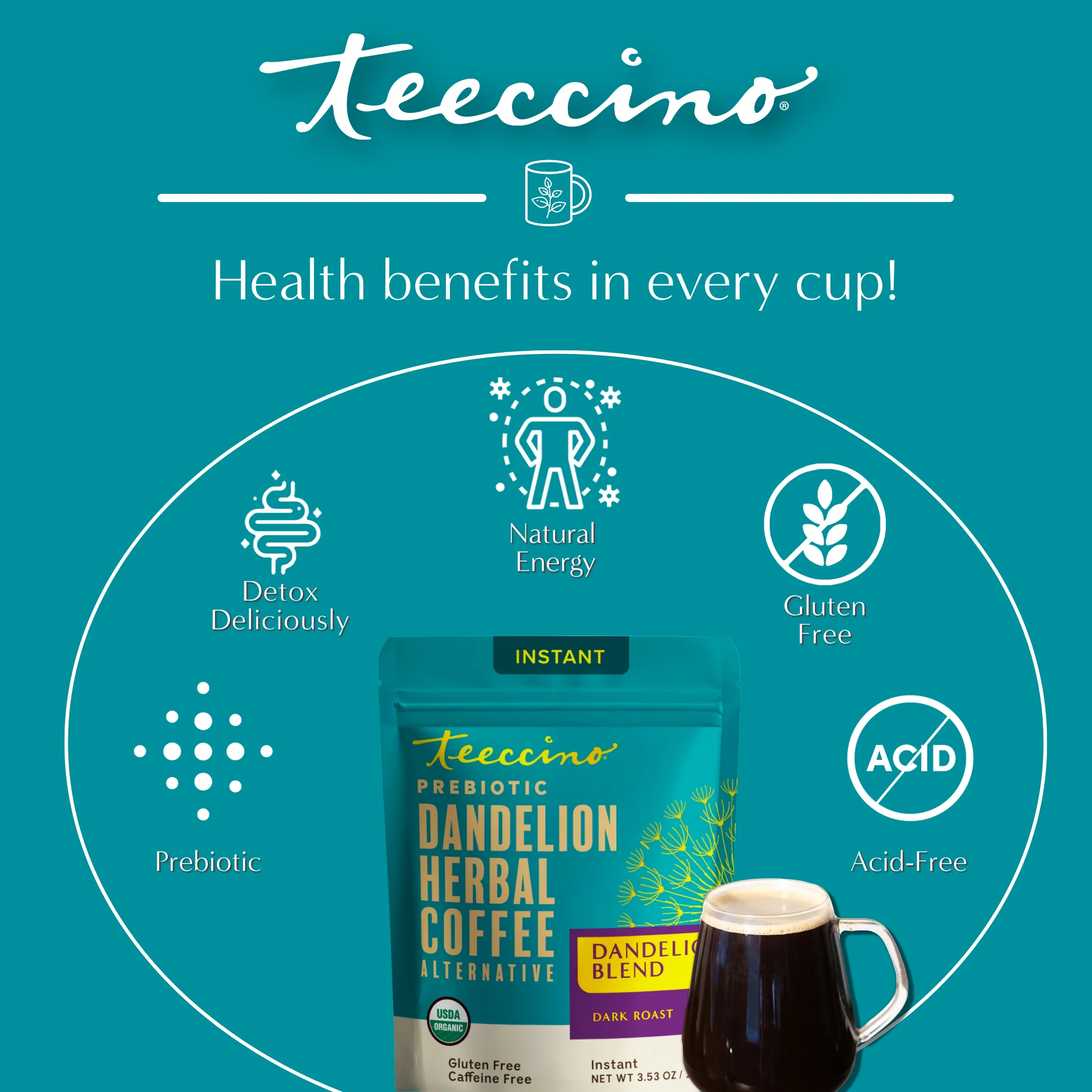 Instant Dandelion Herbal Coffee - Image 12