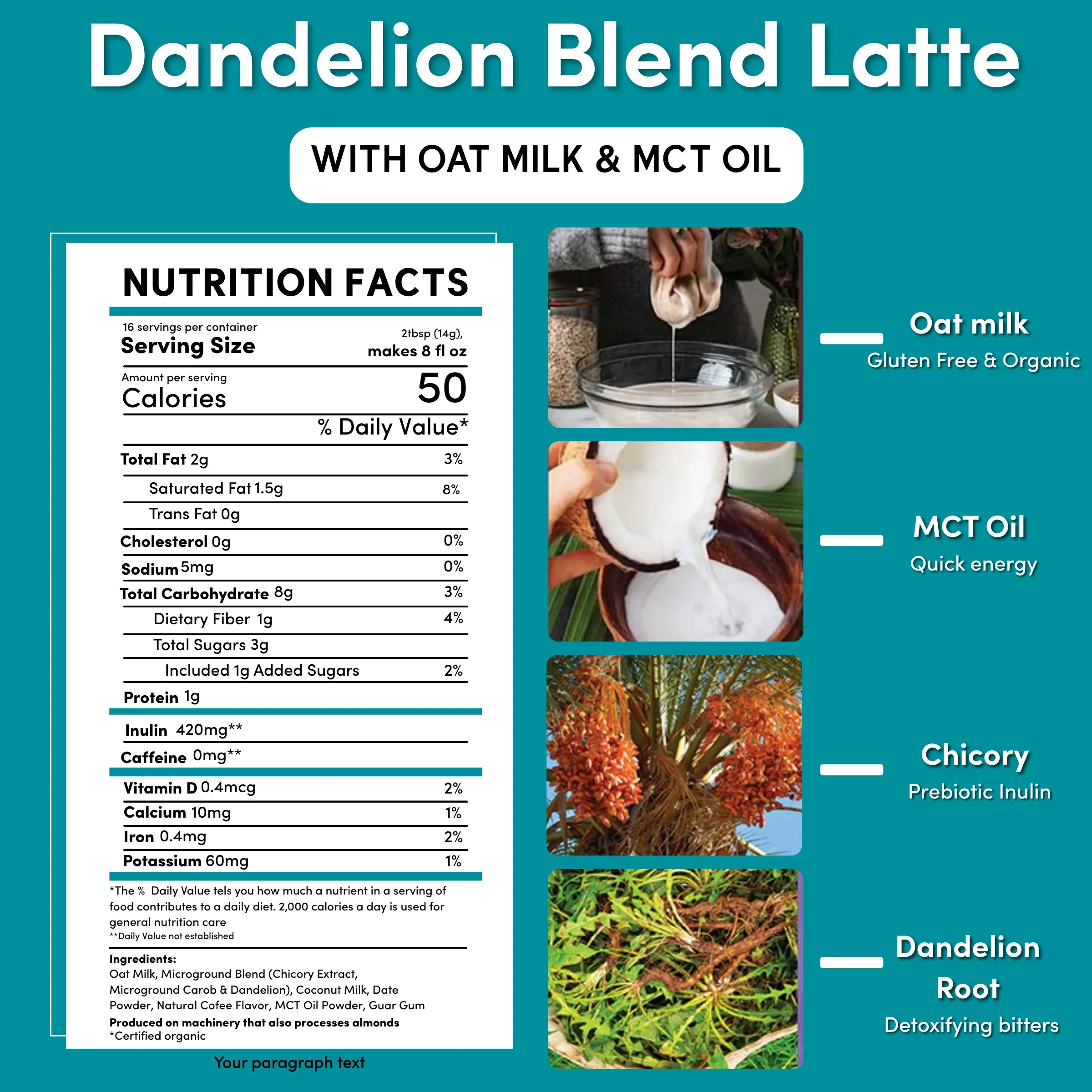 Instant Dandelion Herbal Latte - Image 10