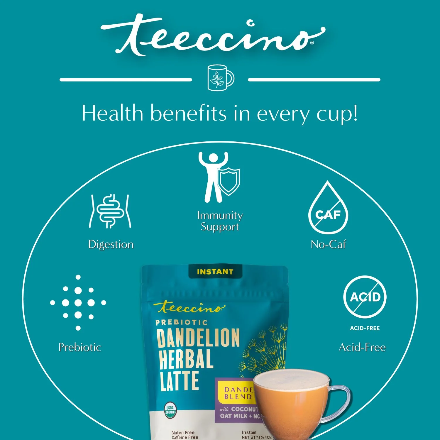Instant Dandelion Herbal Latte - Image 7