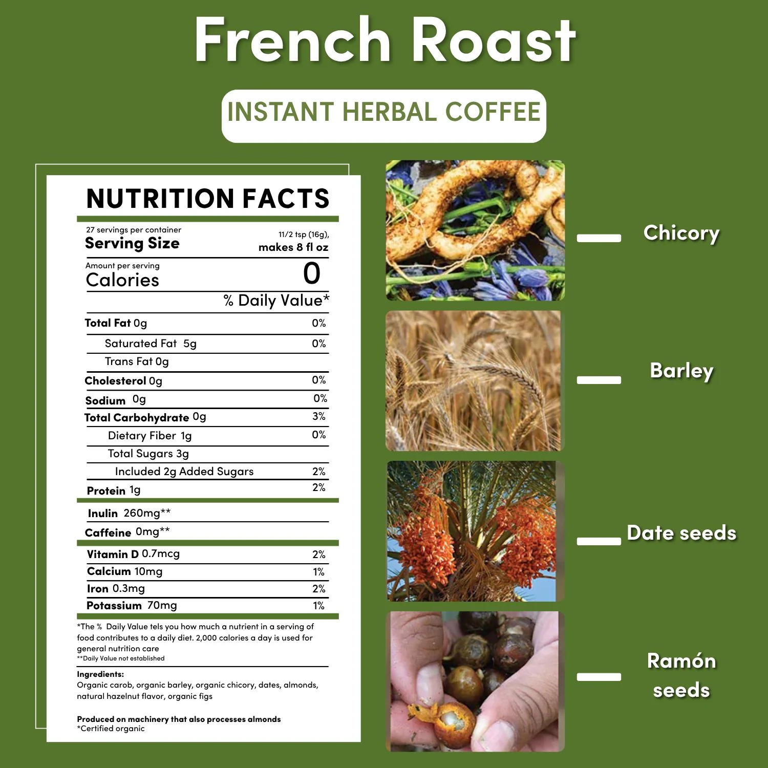 Instant French Roast Herbal Coffee - Image 4