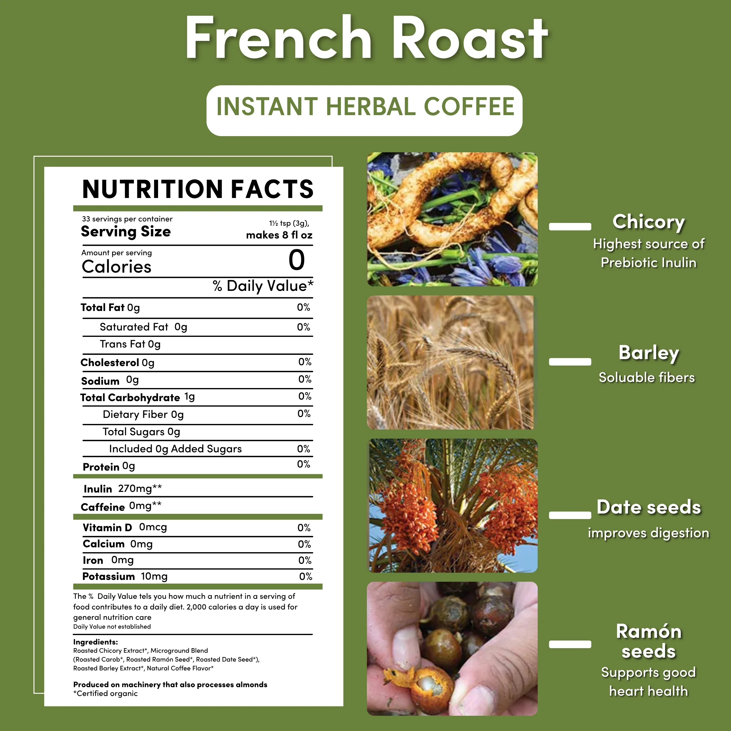 Instant French Roast Herbal Coffee - Image 6