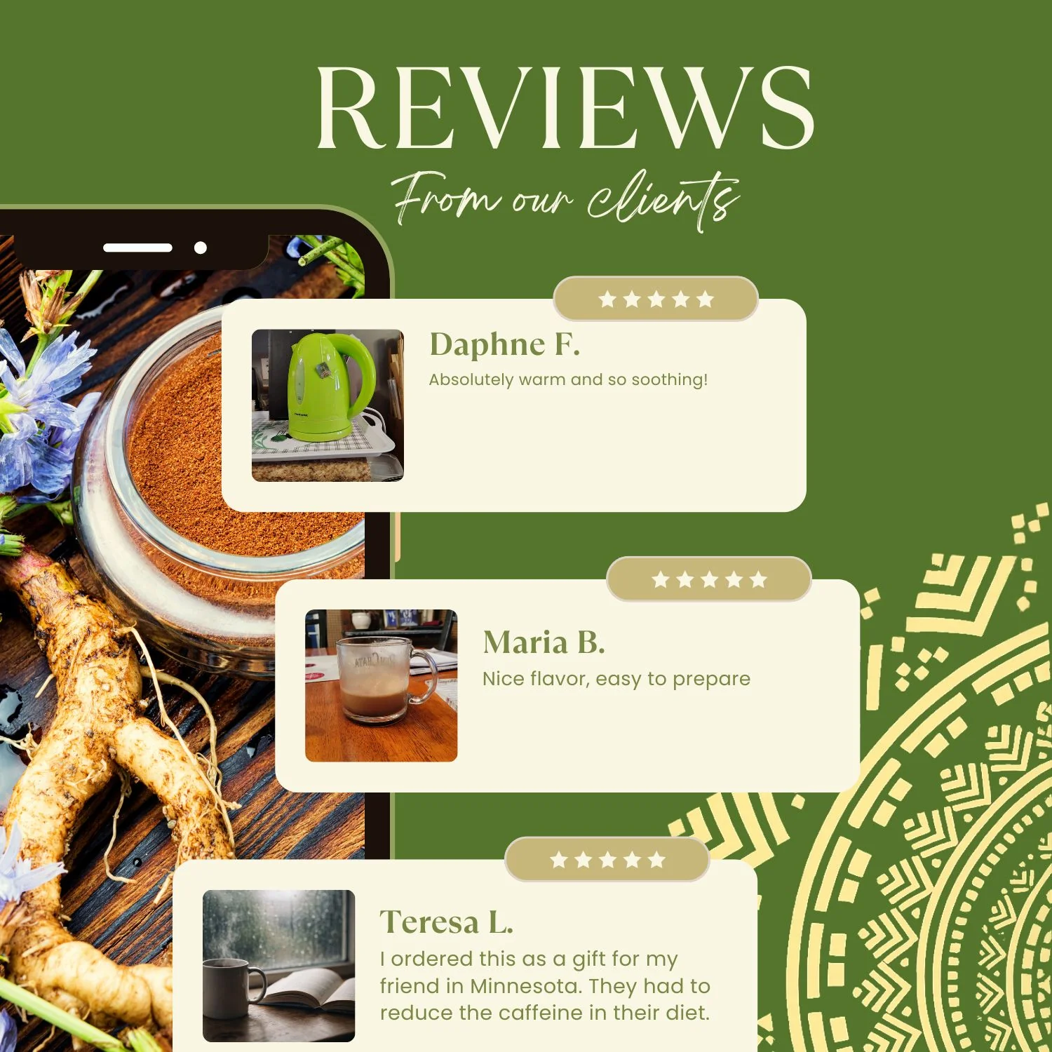 Instant French Roast Herbal Latte - Image 4