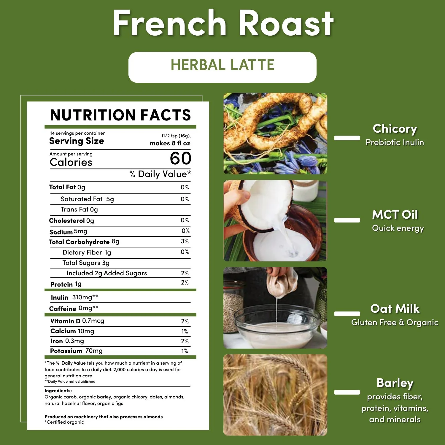 Instant French Roast Herbal Latte - Image 6