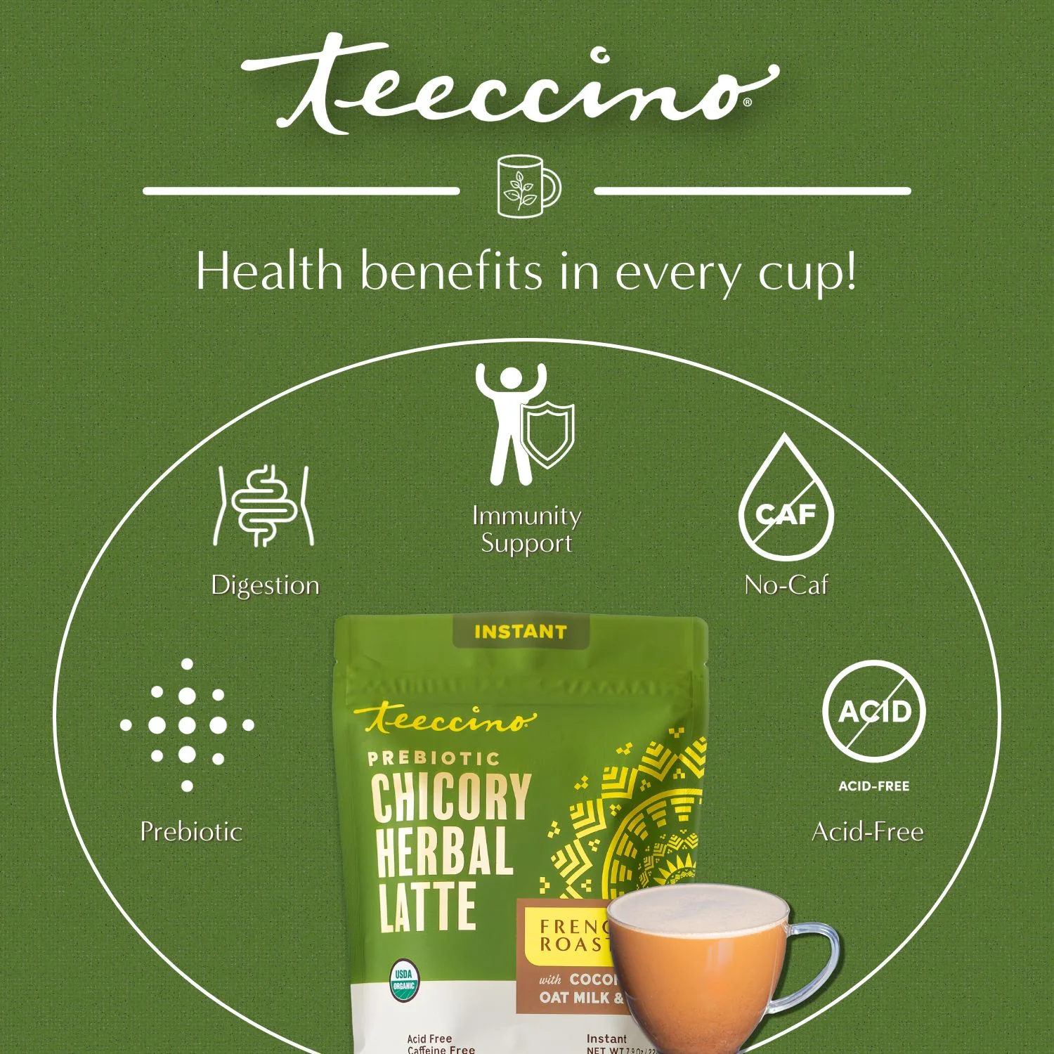 Instant French Roast Herbal Latte - Image 7