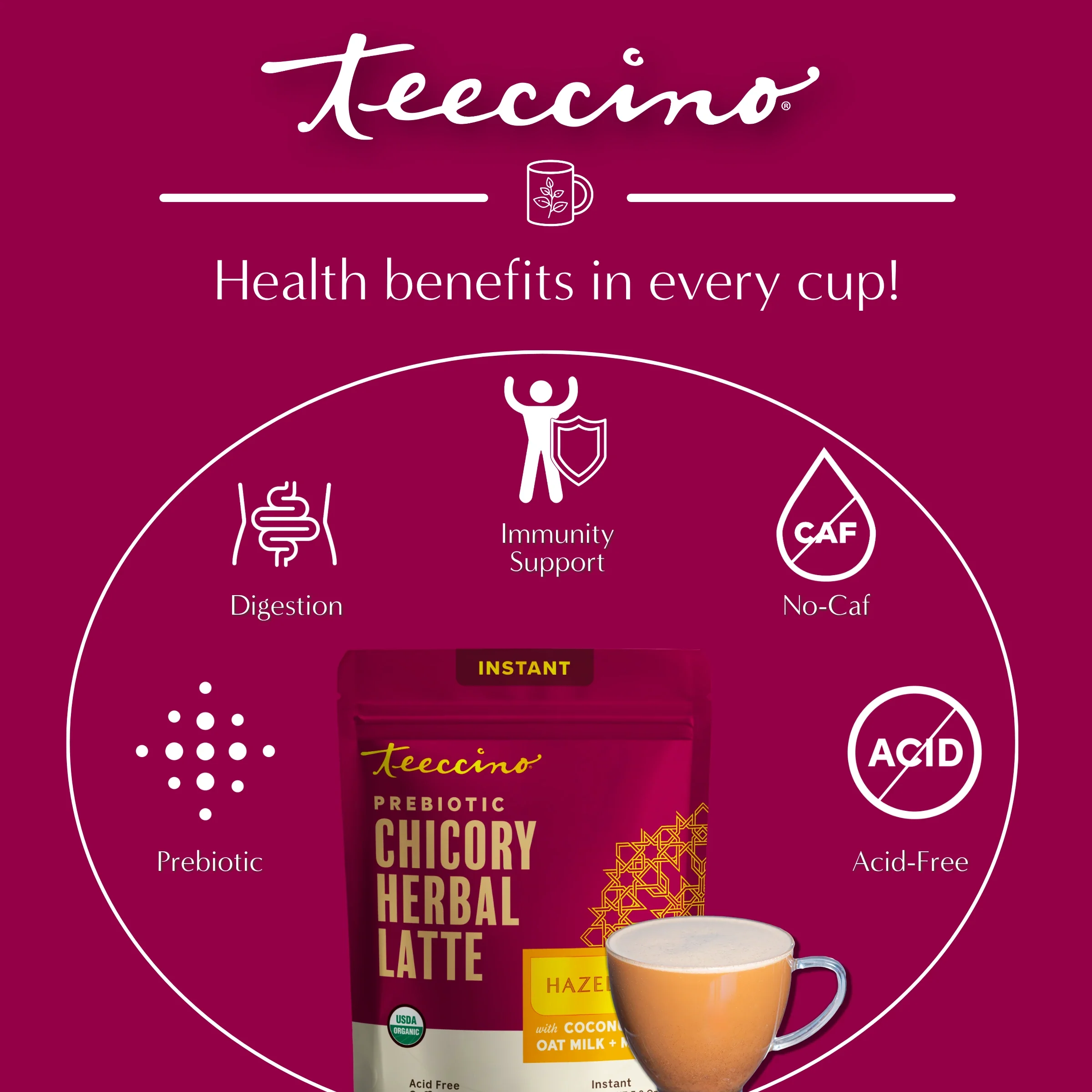 Instant Hazelnut Herbal Latte - Image 11