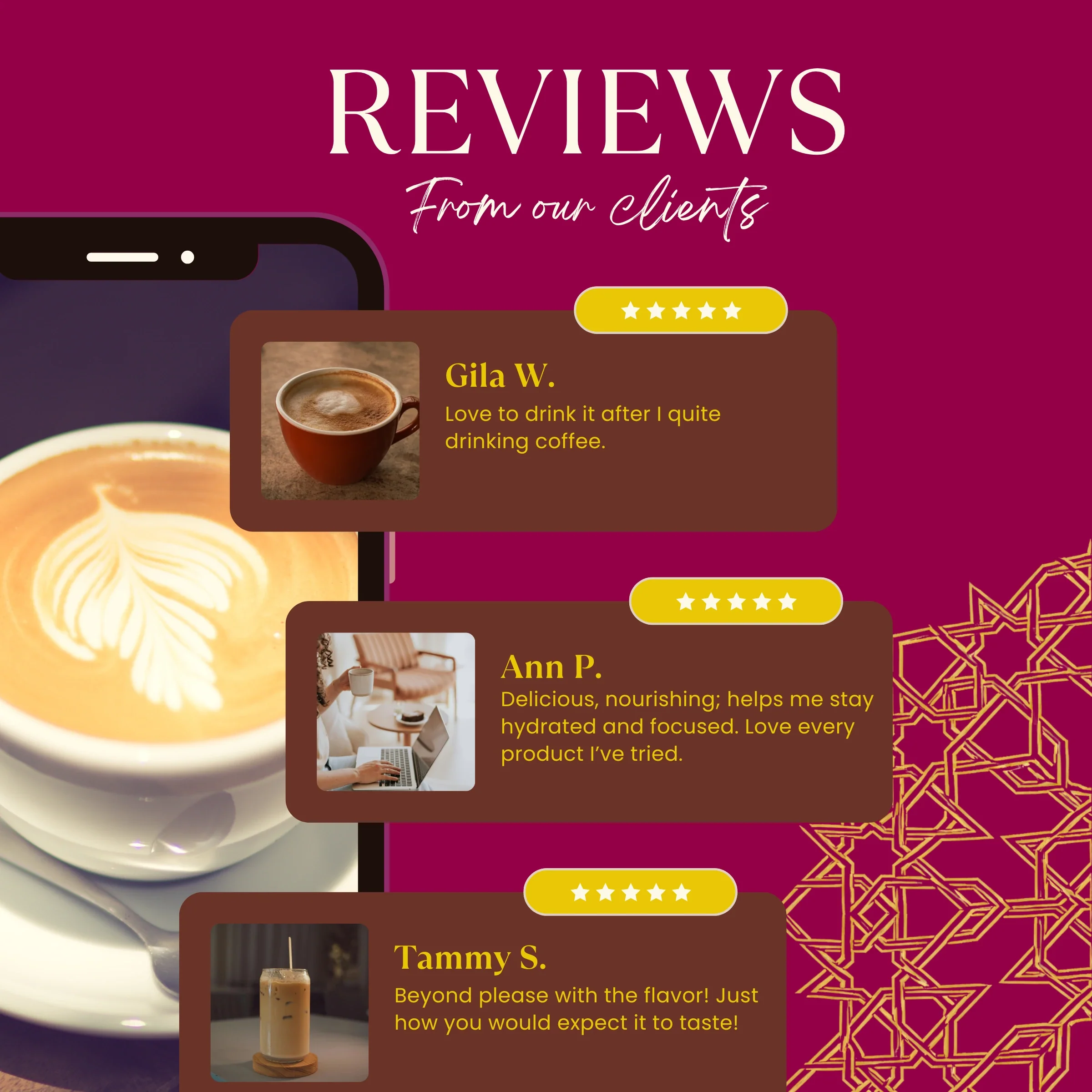 Instant Hazelnut Herbal Latte - Image 2
