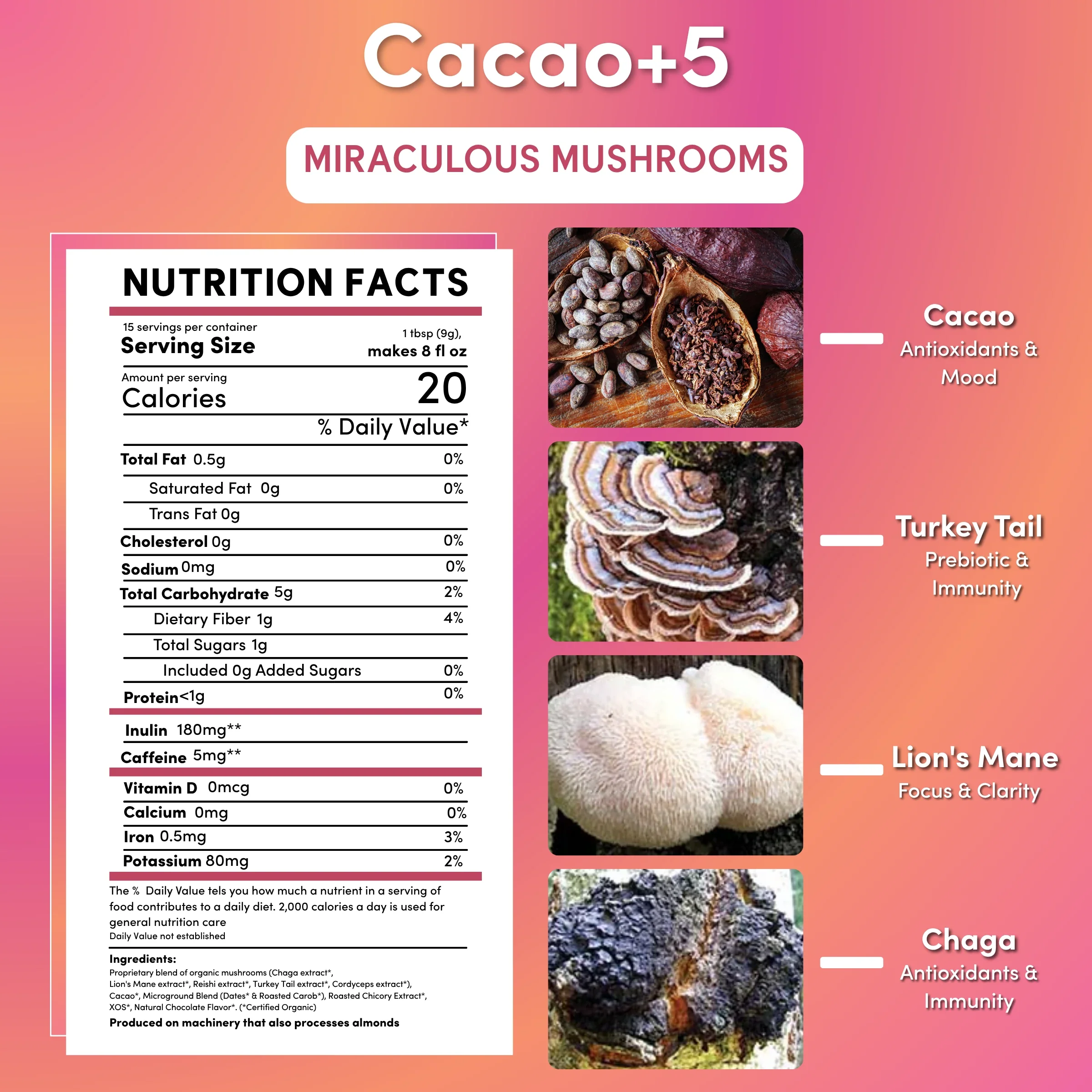 Miraculous Mushrooms® Cacao + 5 - Image 8