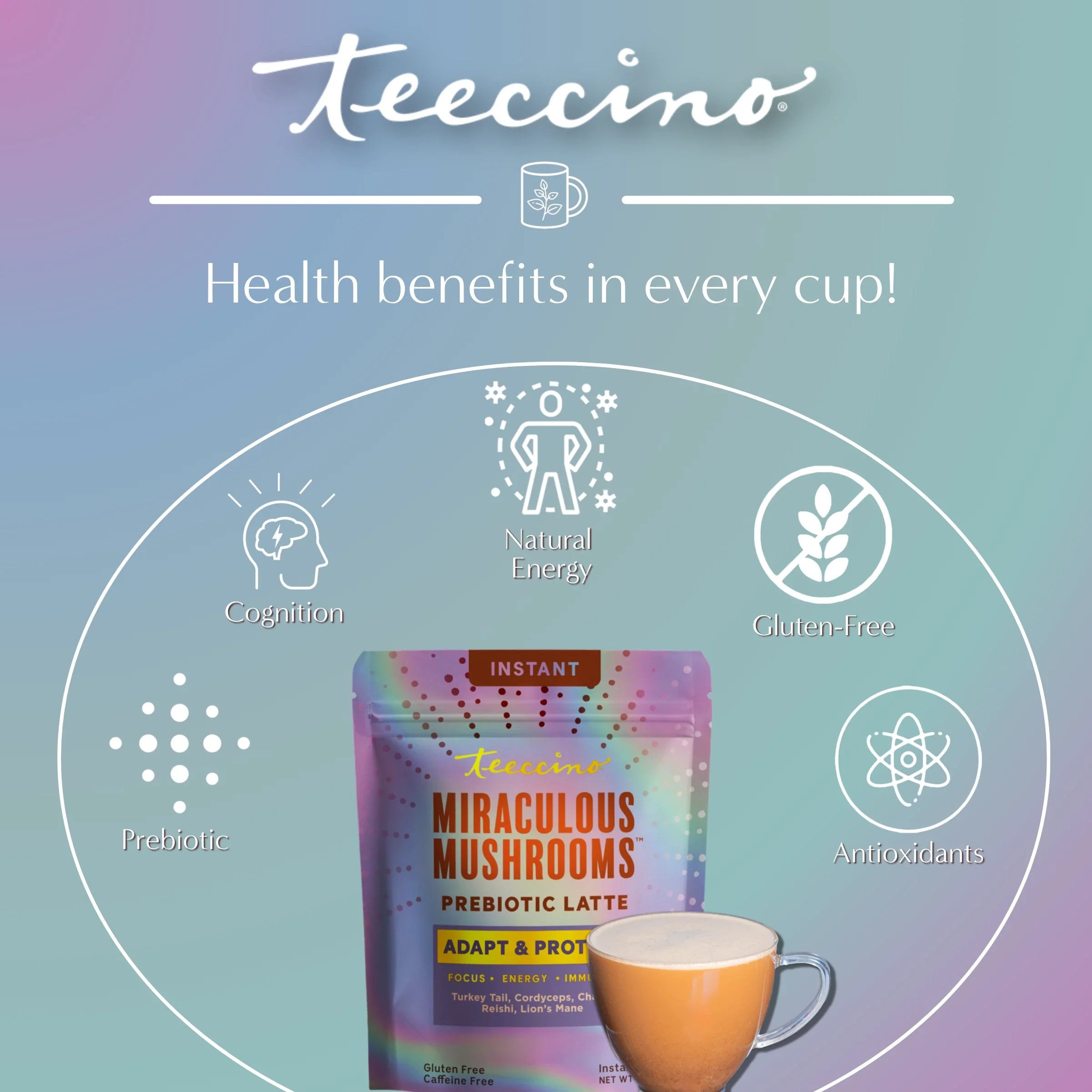 Miraculous Mushrooms® Adapt & Protect Instant Herbal Latte - Image 10