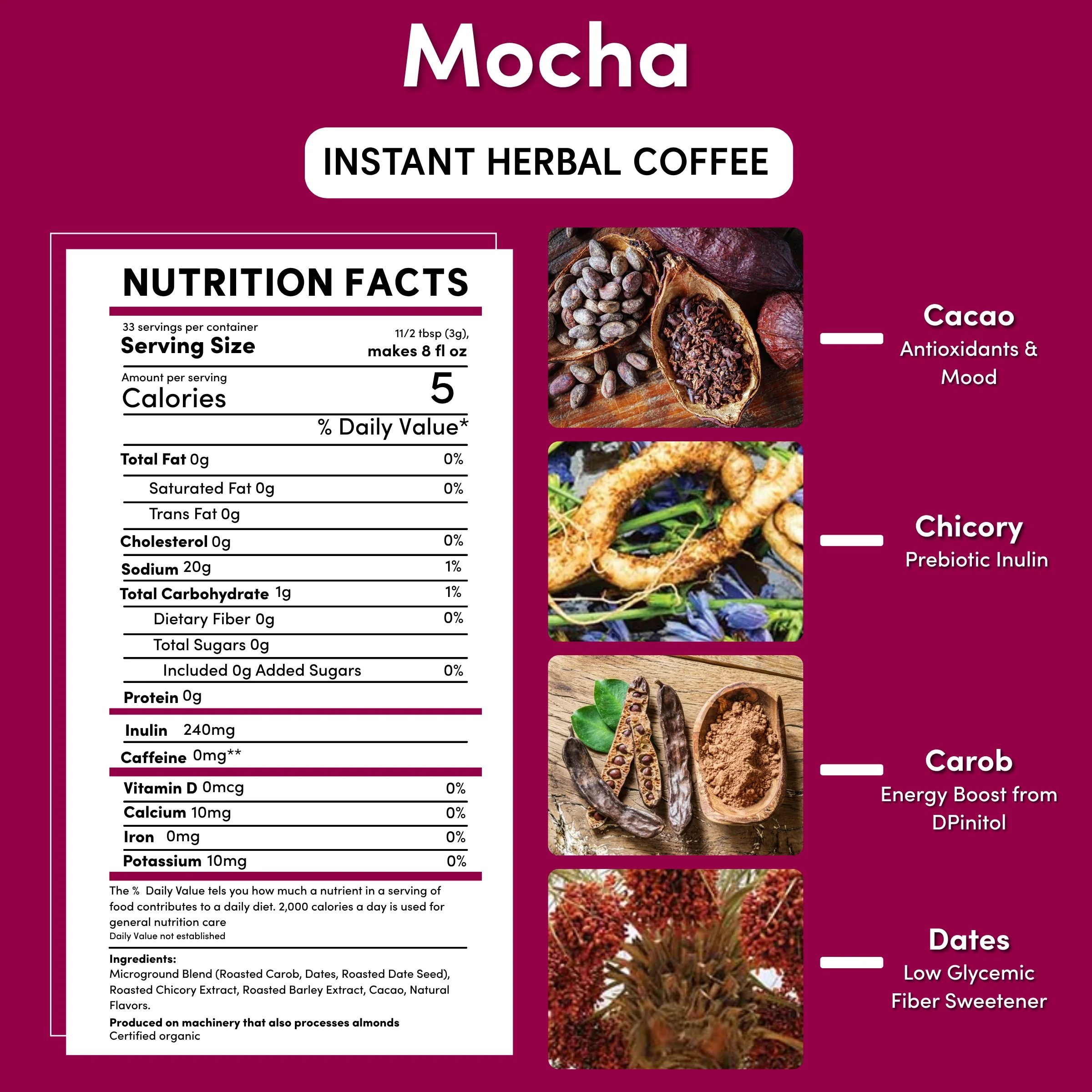 Instant Mocha Herbal Coffee - Image 10