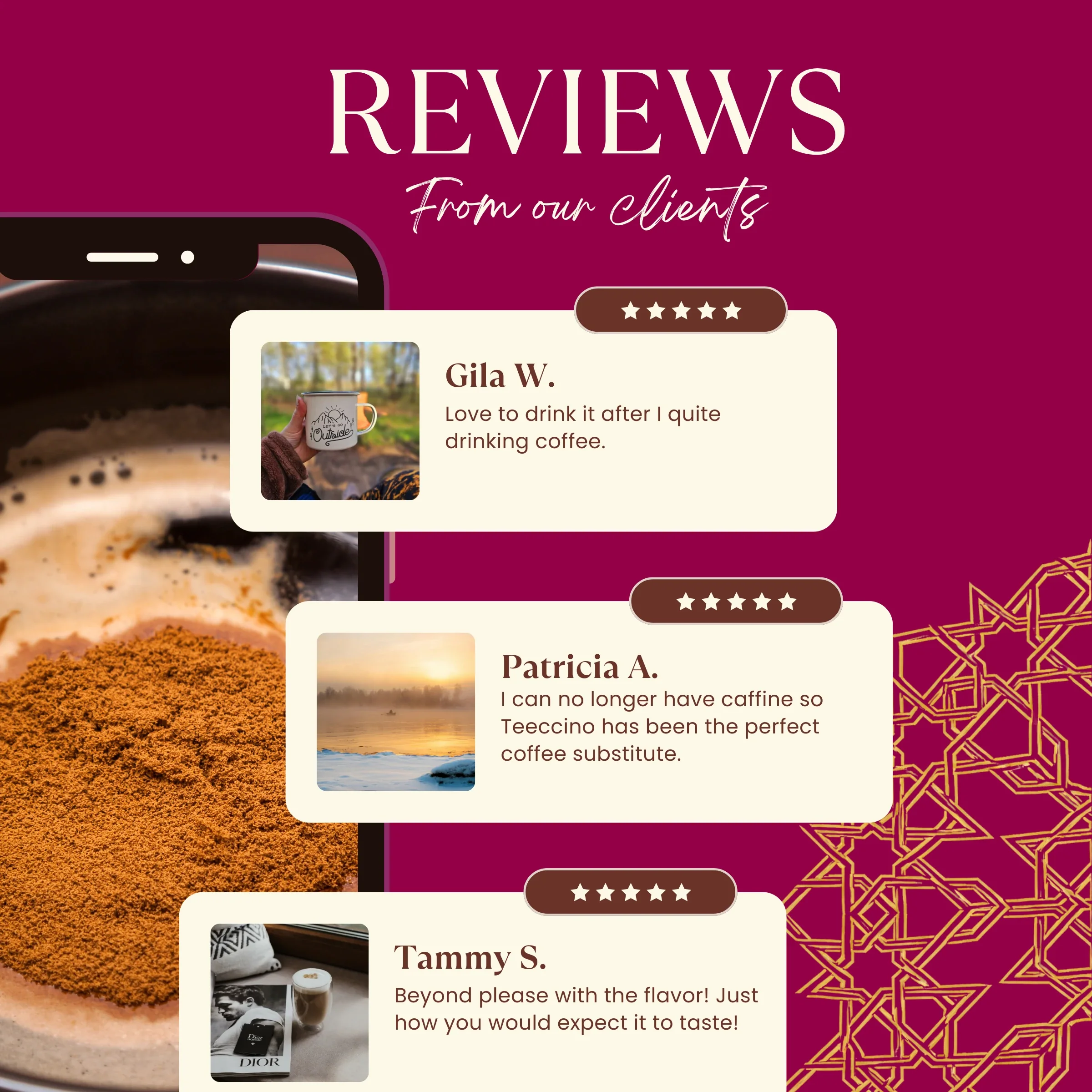 Instant Mocha Herbal Coffee - Image 2