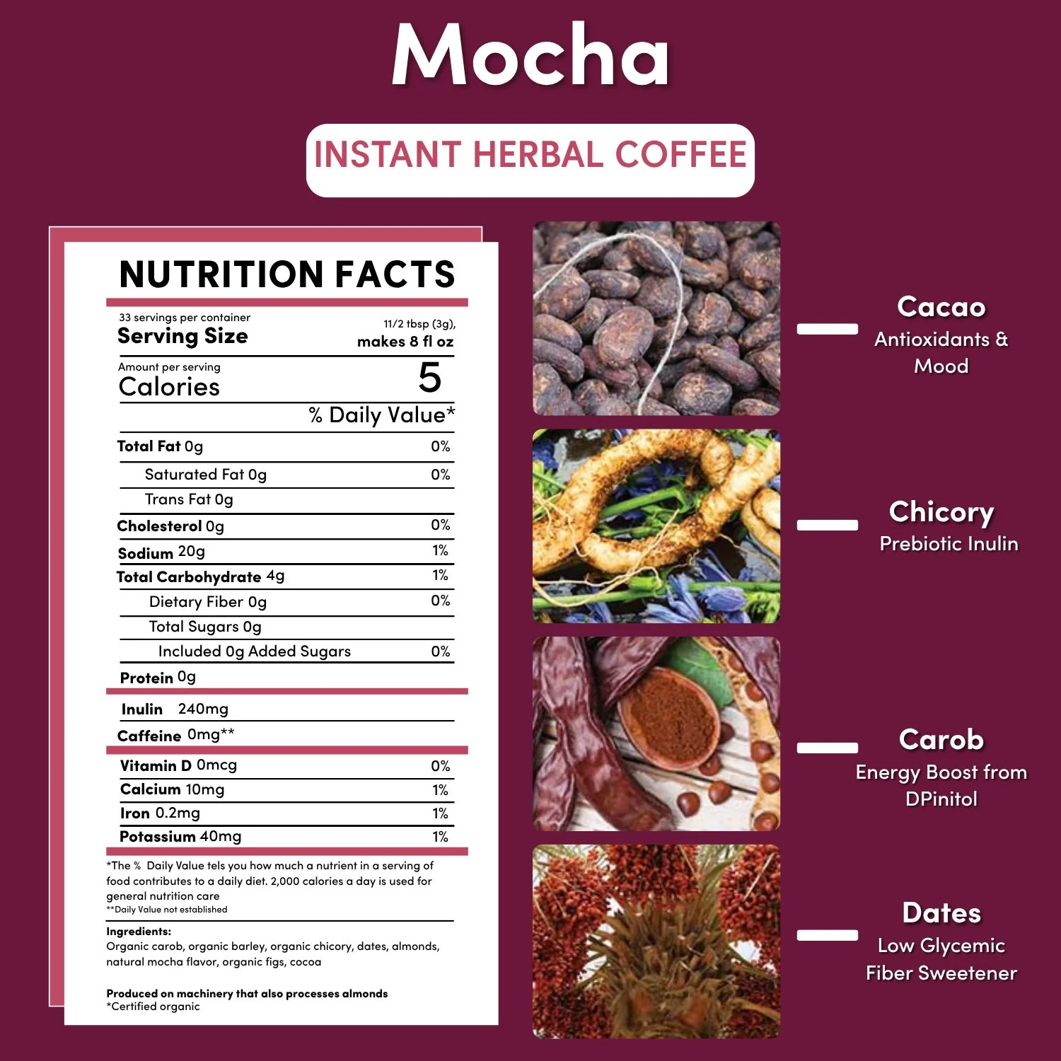 Instant Mocha Herbal Coffee - Image 6