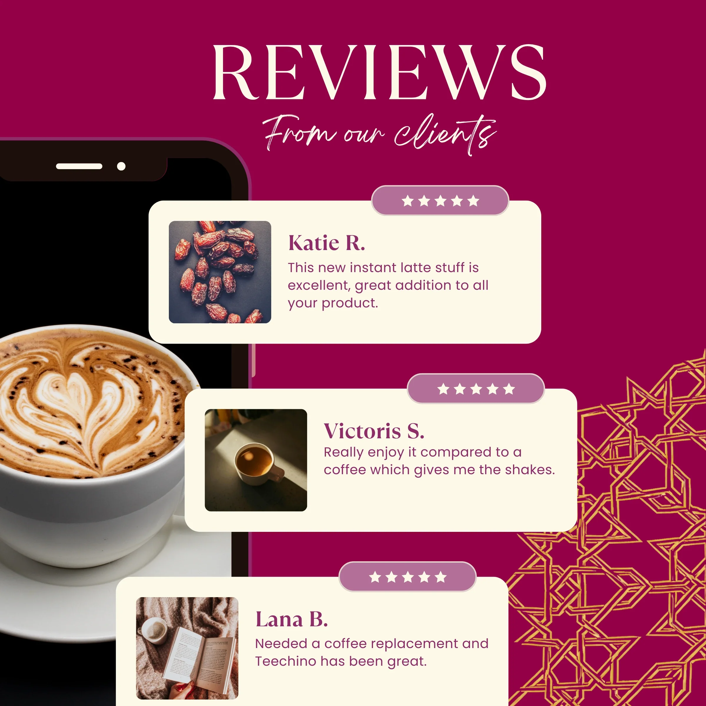 Instant Mocha Herbal Latte - Image 2