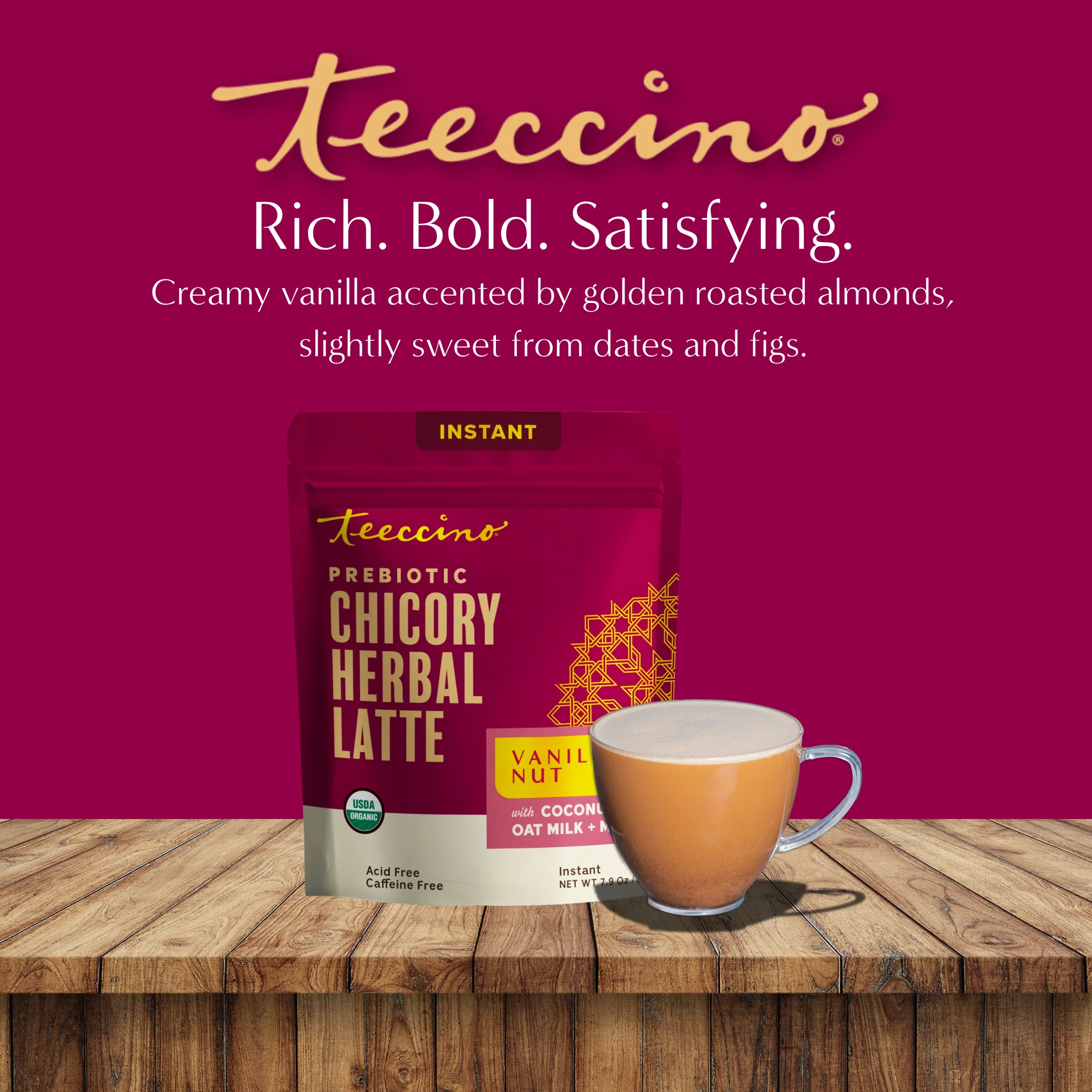 Instant Vanilla Nut Herbal Latte - Image 14